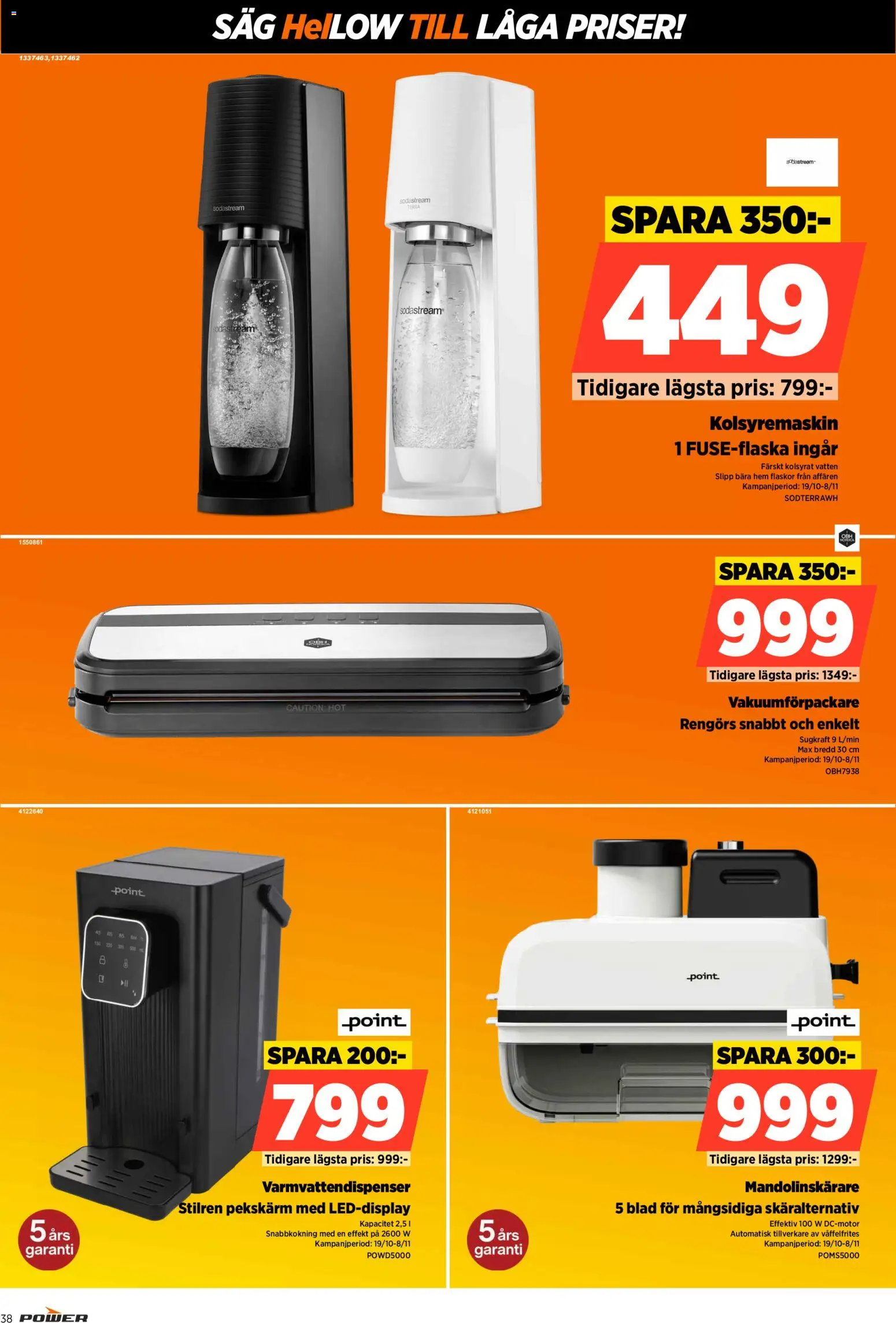 Power reklamblad aktuell från 19/10/2026 | Sida: 38