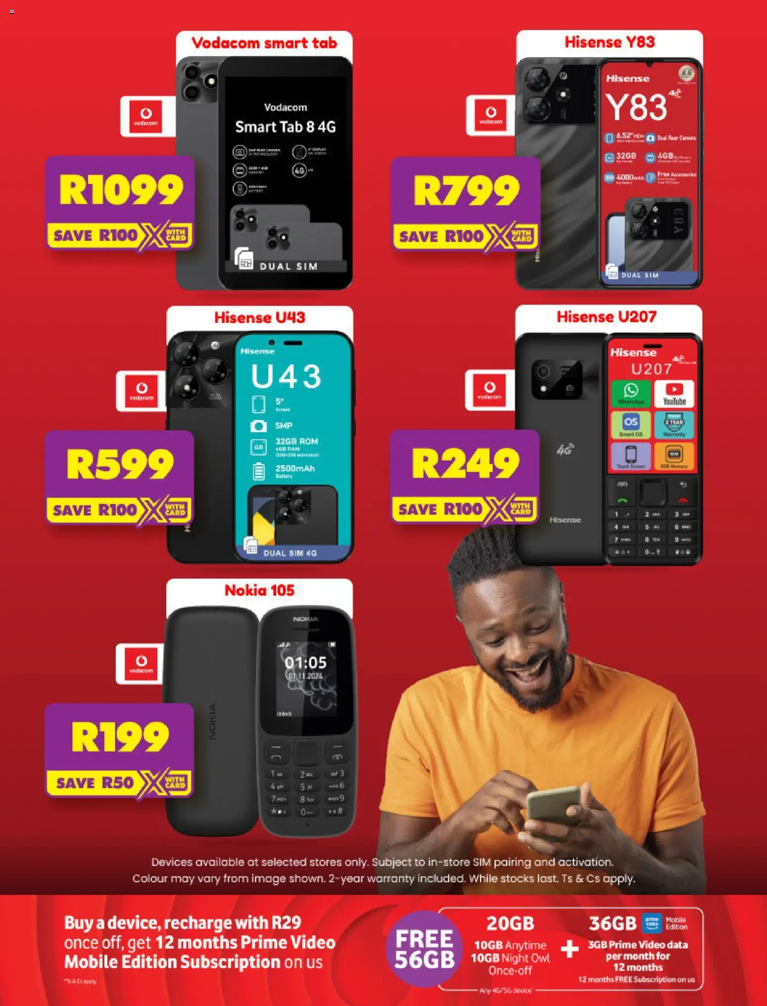 New Shoprite catalogue – valid from 20/07/2026 | Page: 4 | Products: Data, Sim, Battery