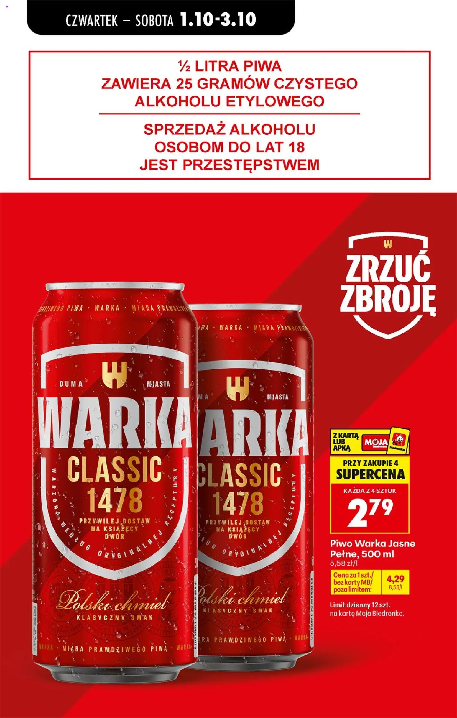 Biedronka Polsko leták - Codziennie niskie ceny od 01.10.2026 | Strana: 62 | Produkty: Karty