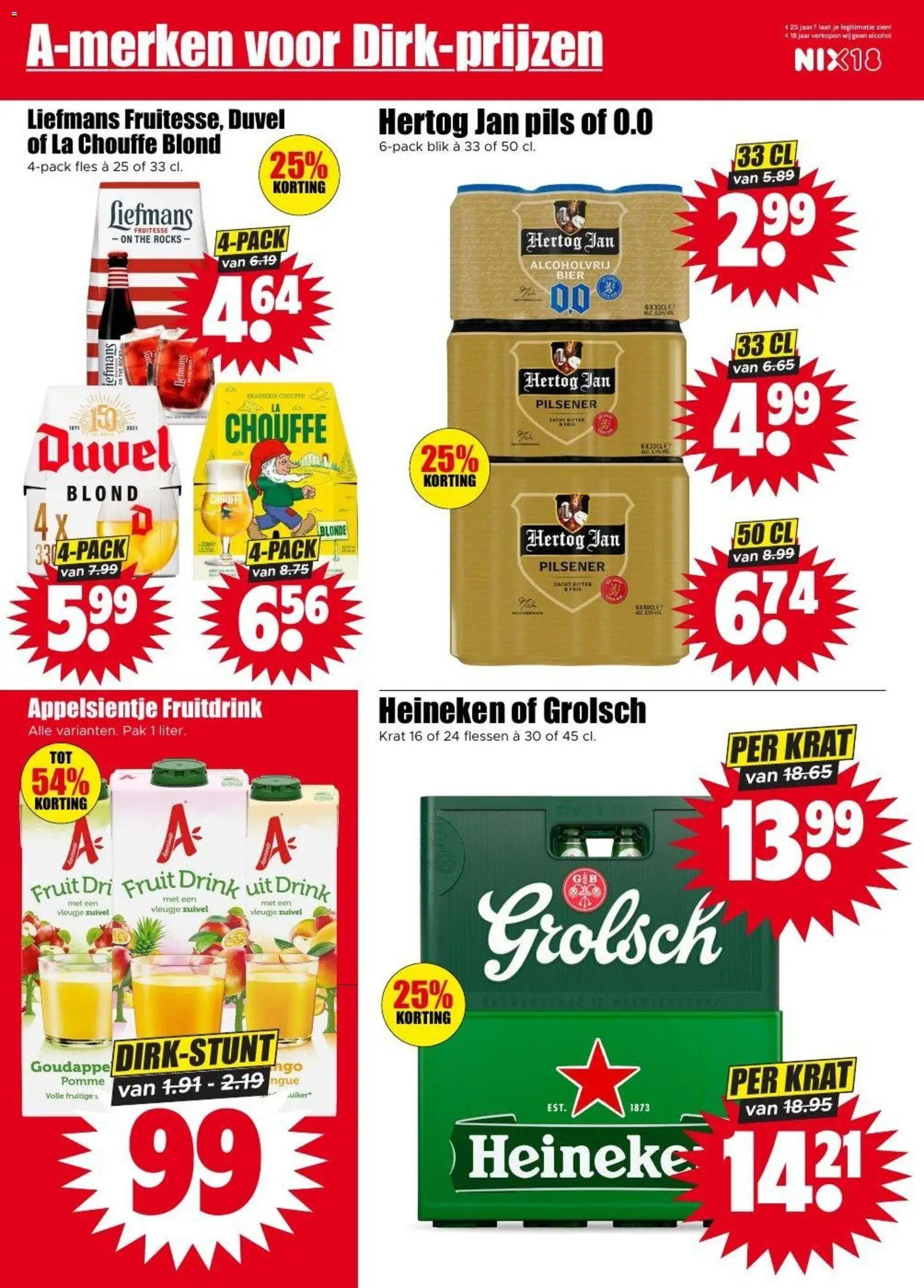 {H1} | Pagina: 18 | Producten: Zuivel, Waffelini, Dijoni mustár, Fruit