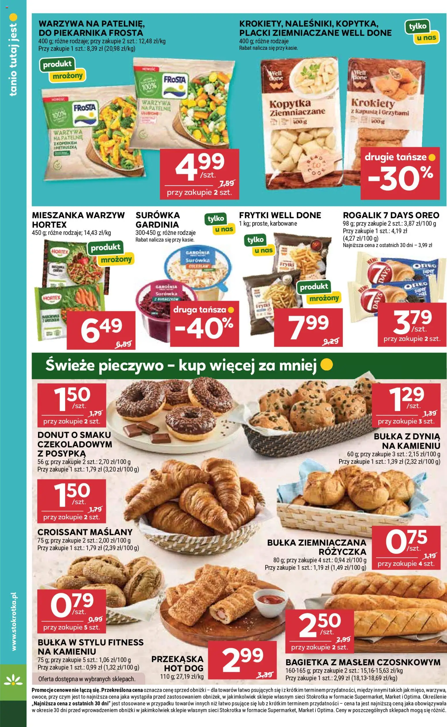Stokrotka gazetka - Market od 24.09.2026 | Strona: 24 | Produkty: Oreo, Warzywa na patelnie, Donut, Kopytka