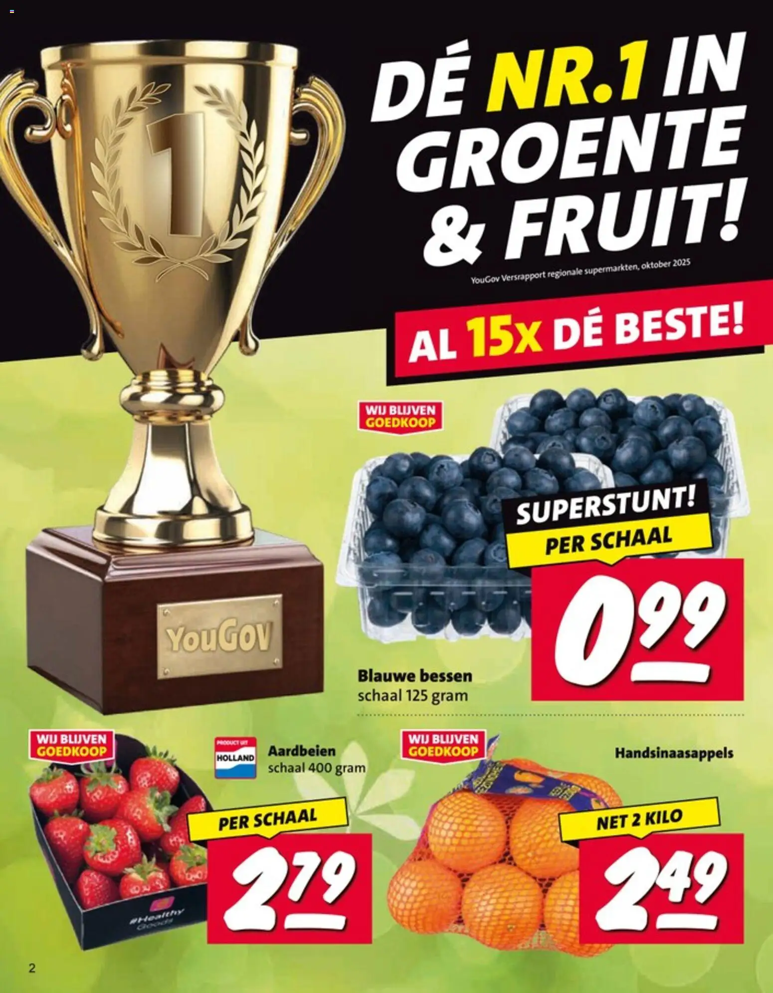 {H1} | Pagina: 2 | Producten: Aardbeien, Schaal, Fruit