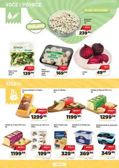 Super DIS katalog - pregled Super DIS kataloga - važi od 16.07.2026 | Strana: 2 | Proizvode: Mladi sir, Šampinjoni, Sir, Dimljeni sir