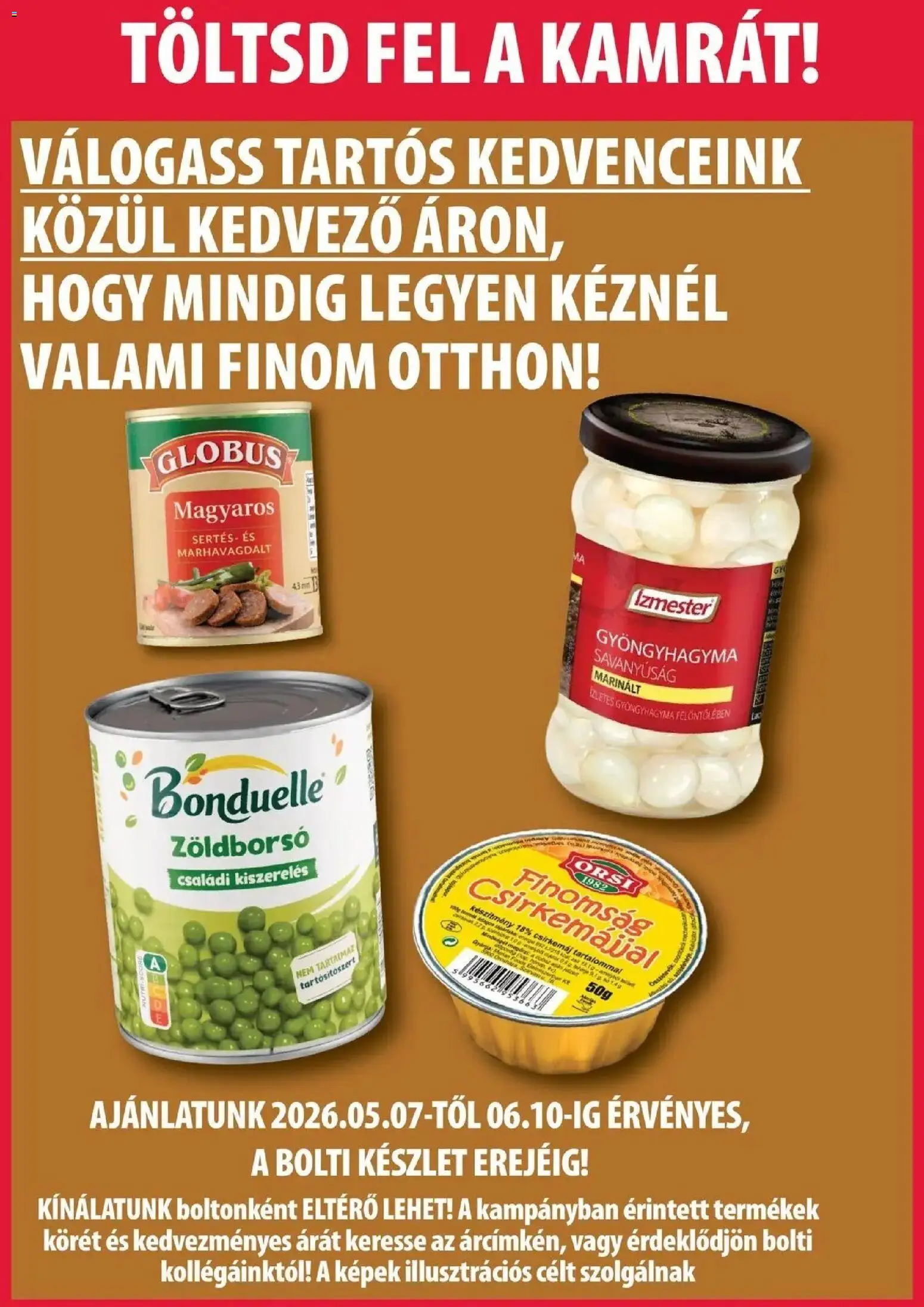 COOP Szolnok akciós ujság - amely érvényes a következő dátumtól: 04.06.2026 | Oldal: 5 | Termékek: Zöldborsó, Csirkemáj, Gyöngyhagyma