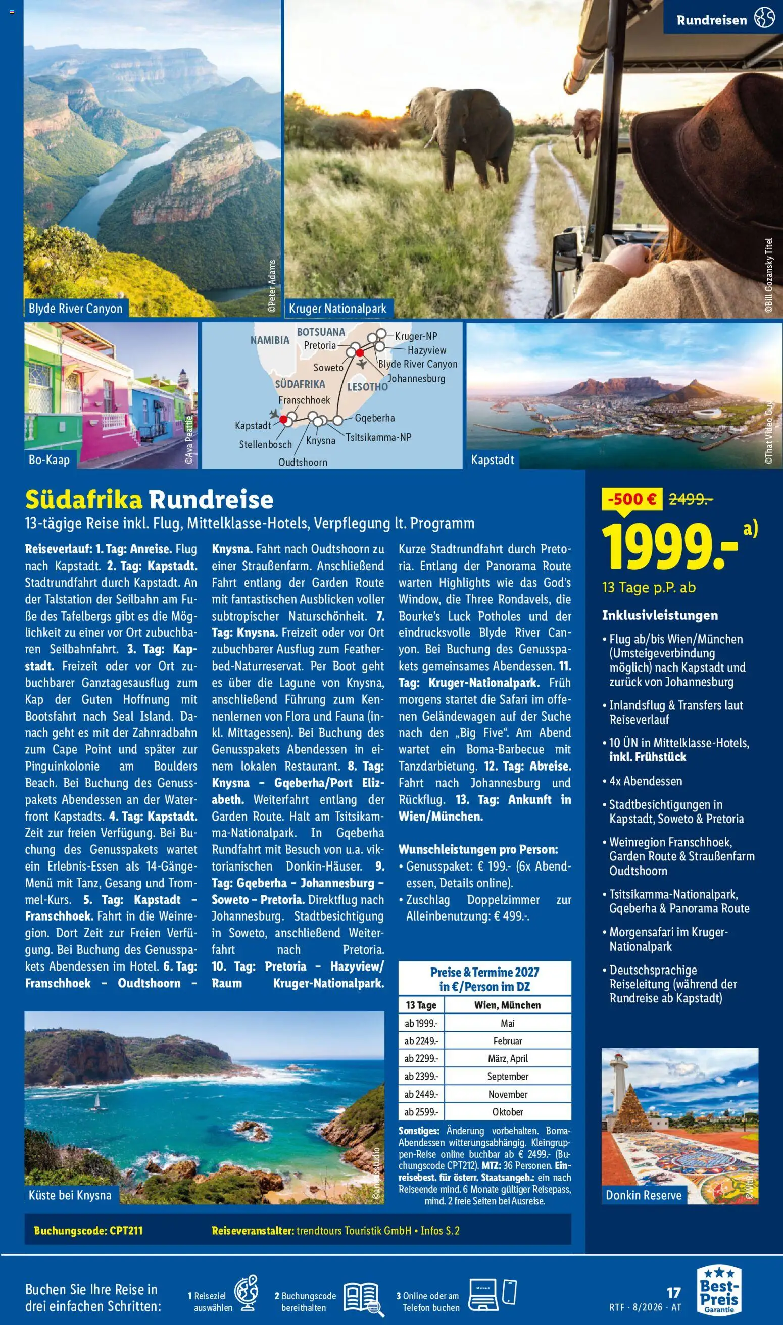Lidl August/September Reise - Highlights gültig ab 12.08.2026 | Seite: 17 | Produkte: Telefon, Video