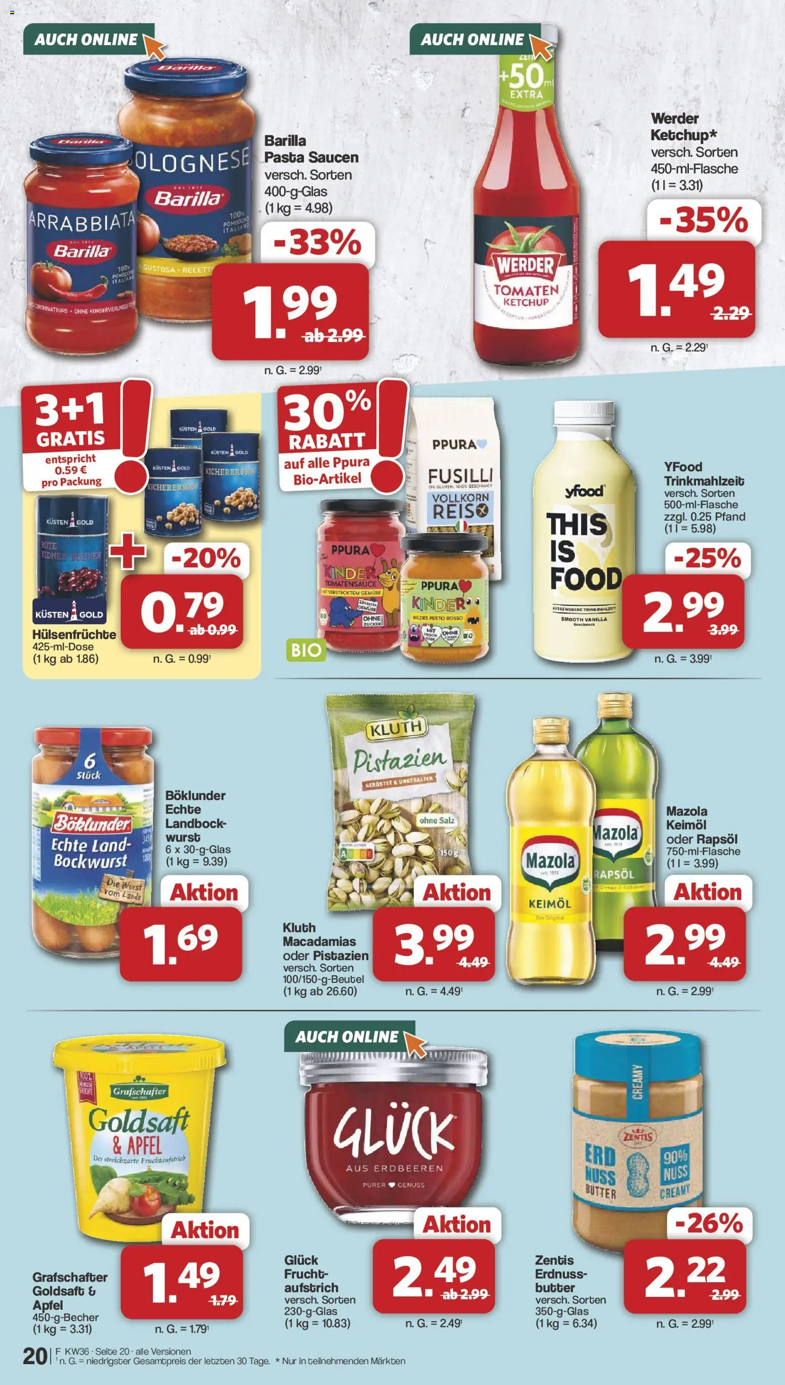 Famila Nordwest Prospekt – gültig ab 31.08.2026 | Seite: 22 | Produkte: Äpfel, Pistazien, Pasta, Erdbeeren