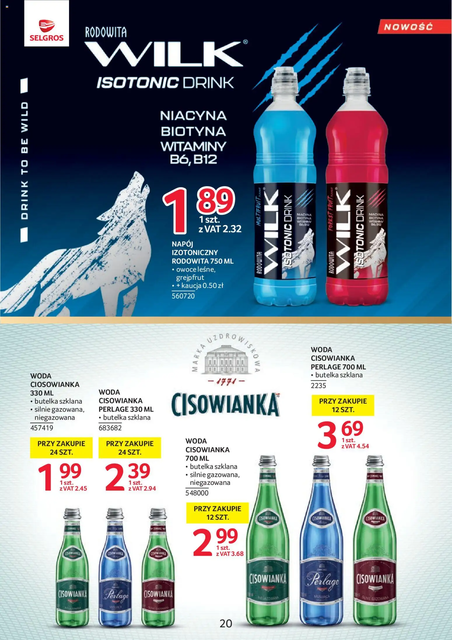 Selgros cash&carry gazetka - Markowe produkty od 16.07.2026 | Strona: 20 | Produkty: Grejpfrut, Woda, Owoce