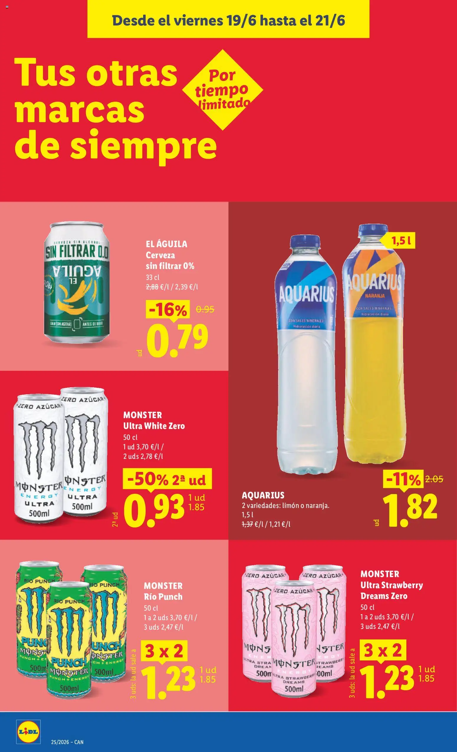 Lidl folleto Canarias │ válido desde el 15.06.2026 | Página: 58 | Productos: Cerveza