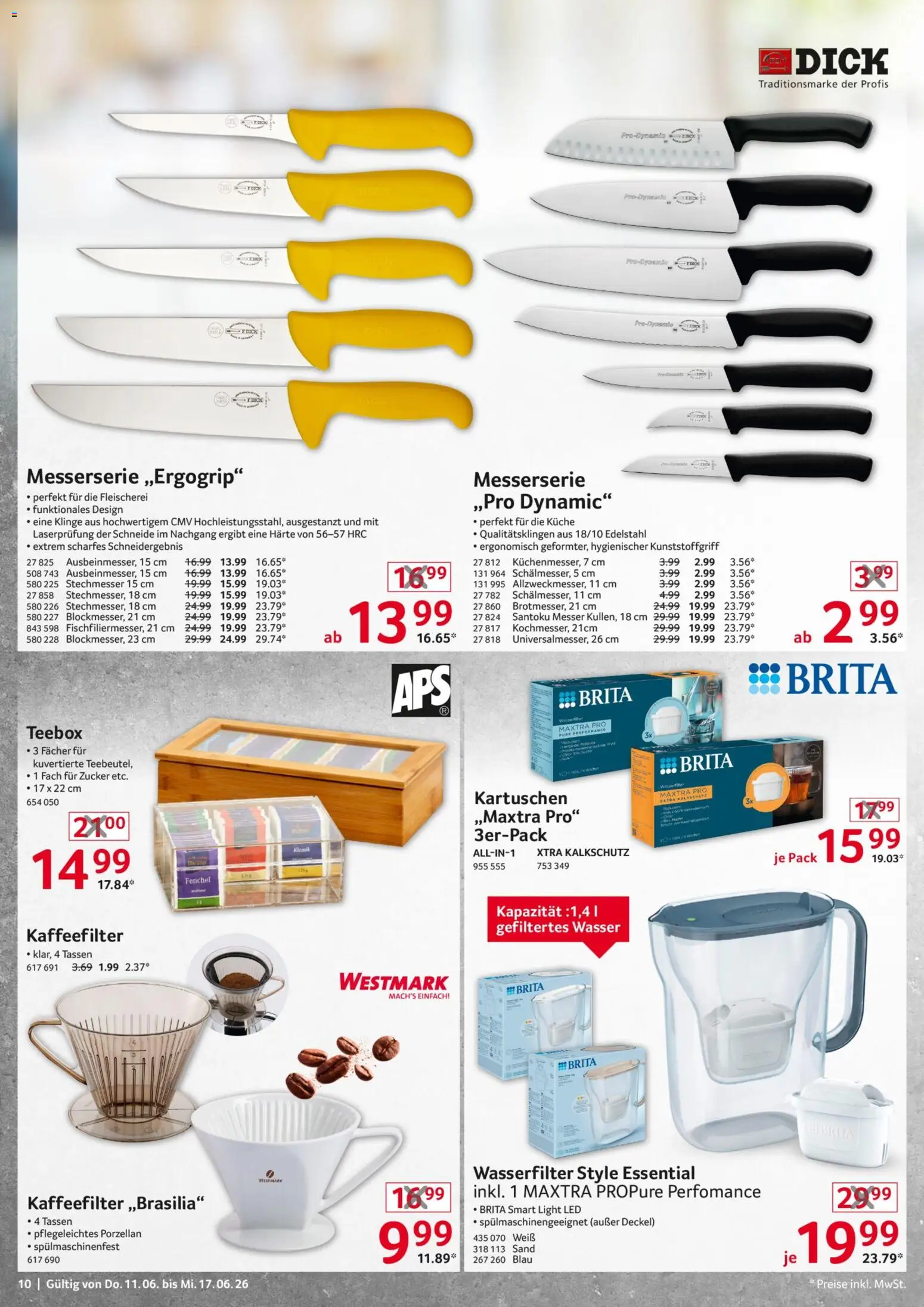 Selgros Non Food – gültig ab 11.06.2026 | Seite: 10 | Produkte: Küche, Wasser, Zucker
