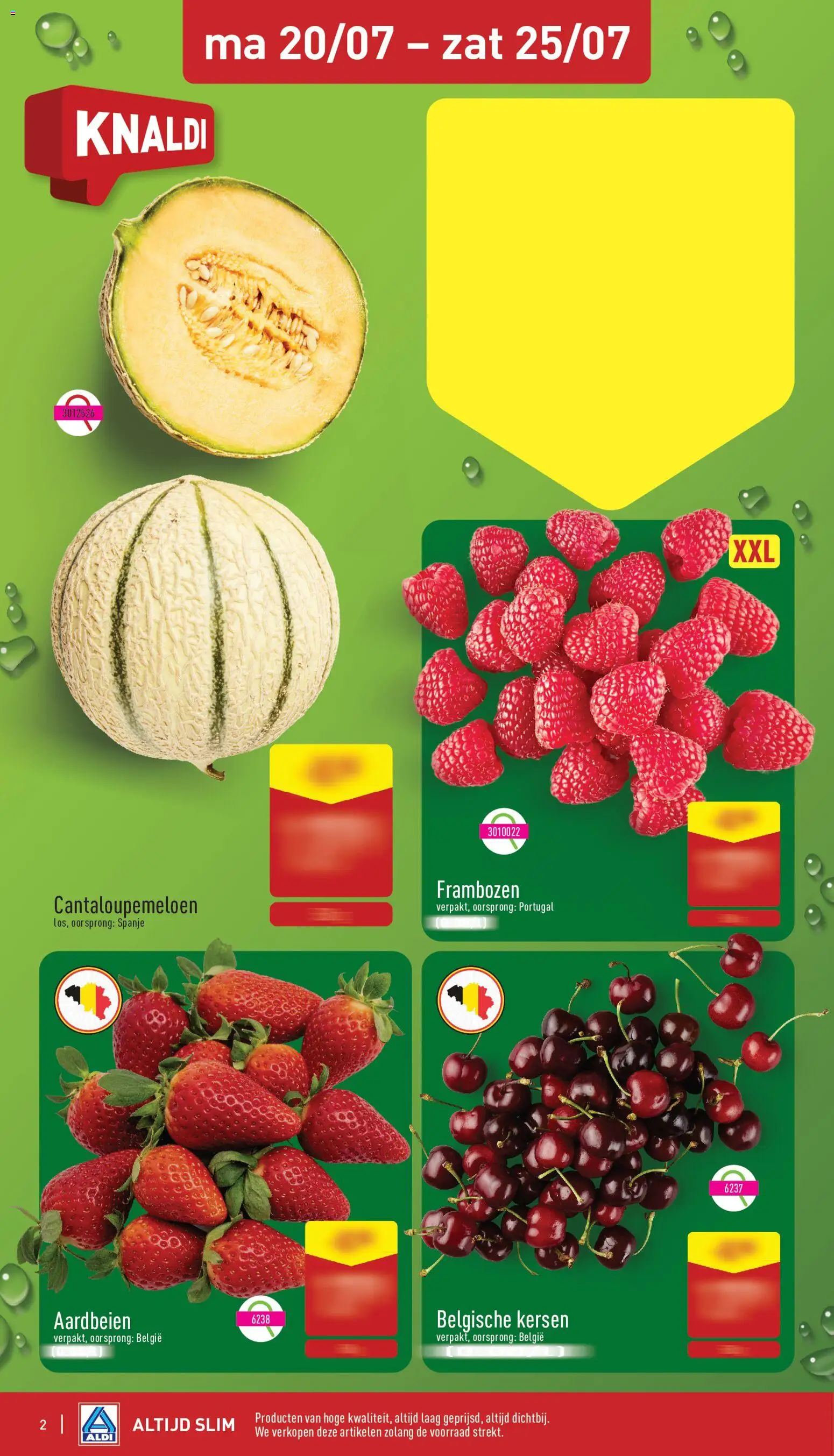 {H1} | Pagina: 2 | Producten: Aardbeien, Frambozen, Kersen