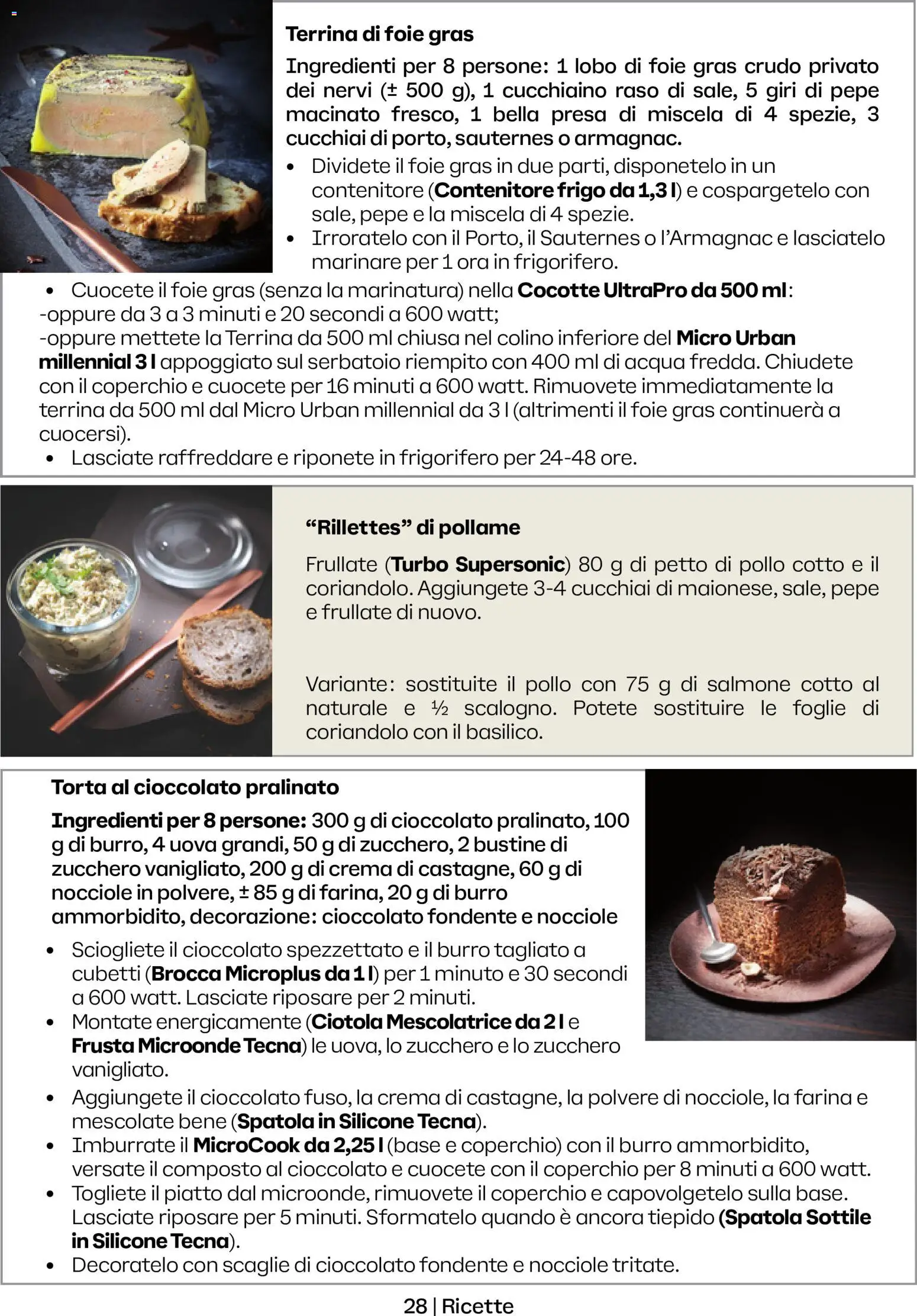 Volantino Tupperware del 01/10/2026 | Pagina: 28 | Prodotti: Microonde, Cioccolato, Zucchero, Ingredienti