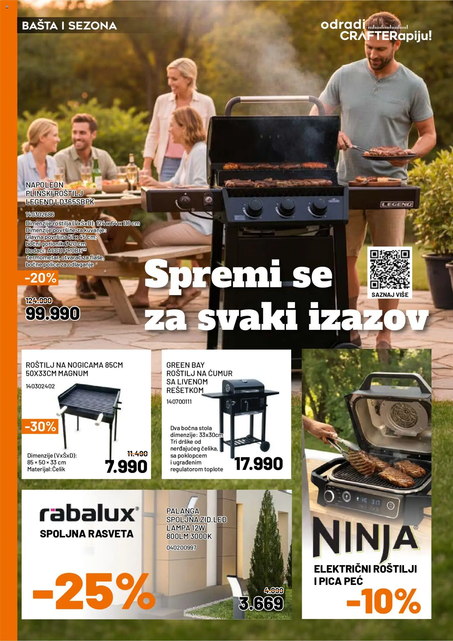 Crafter katalog - važi od 04.05.2026 | Strana: 5 | Proizvode: Lampa, Pica, Roštilj