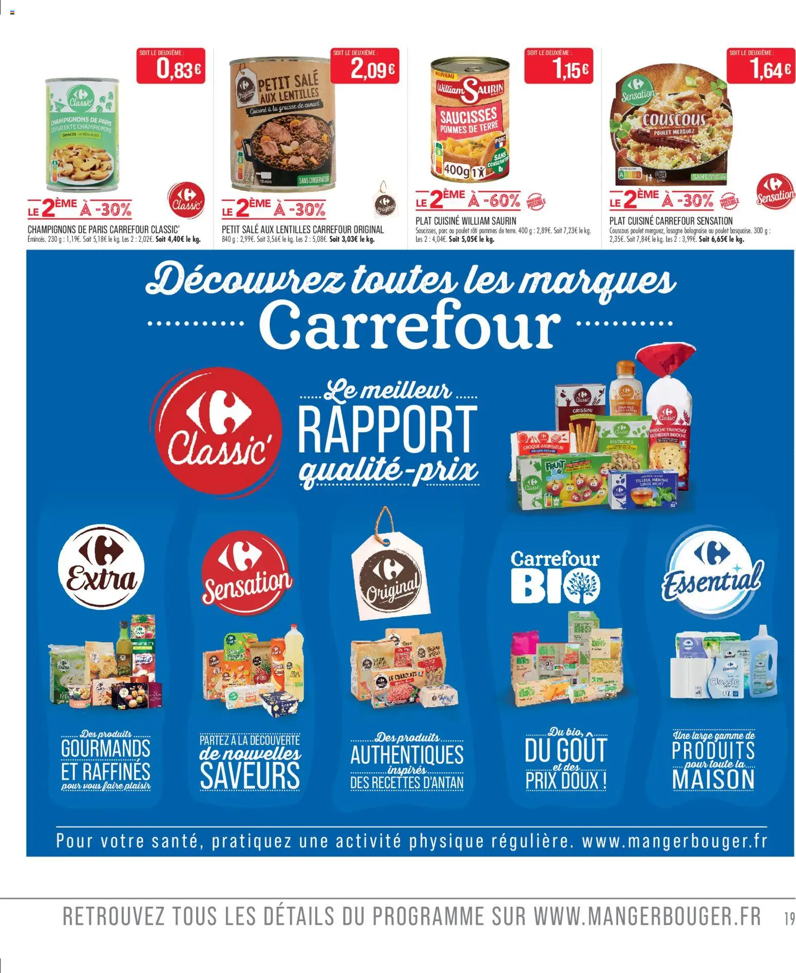 {H1} | Page: 19 | Produits: Menthe, Orange, Pistaches, Pommes de terre