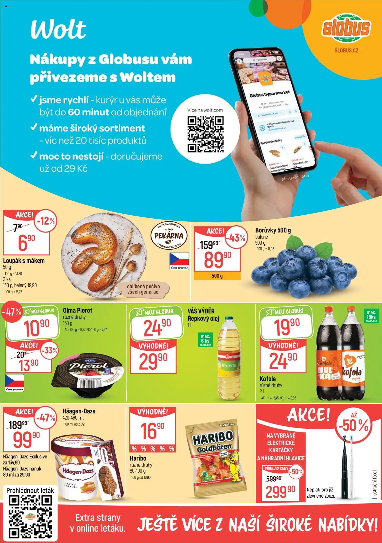 Globus leták - Praha-Štěrboholy od 27.05.2026 | Strana: 2 | Produkty: Nanuk, Globus, Olej, Kofola