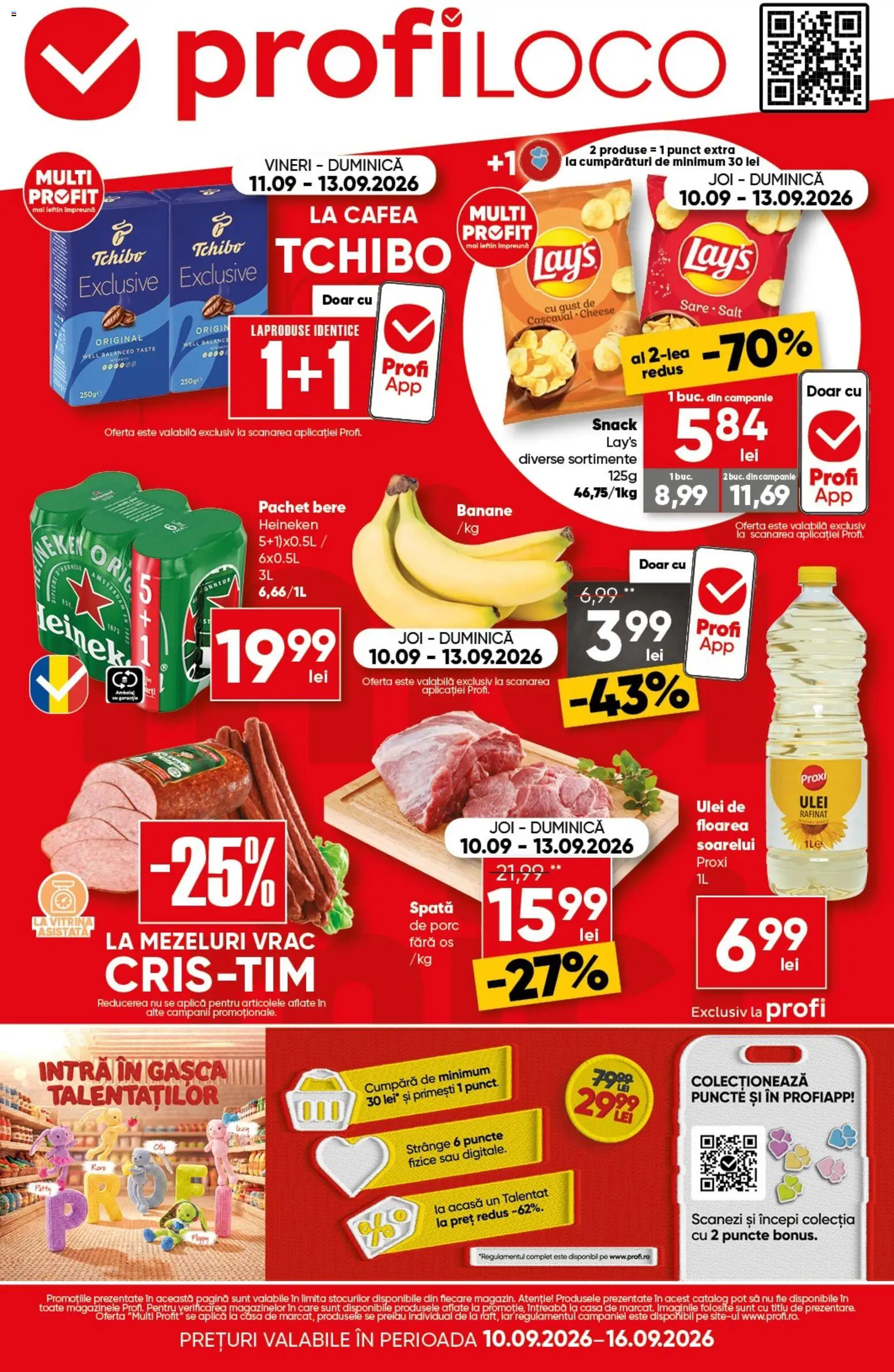 Noul catalog Profi – valabil de la 10.09.2026 | Pagină: 1 | Produse: Aplică, Ulei, Cafea, Banane
