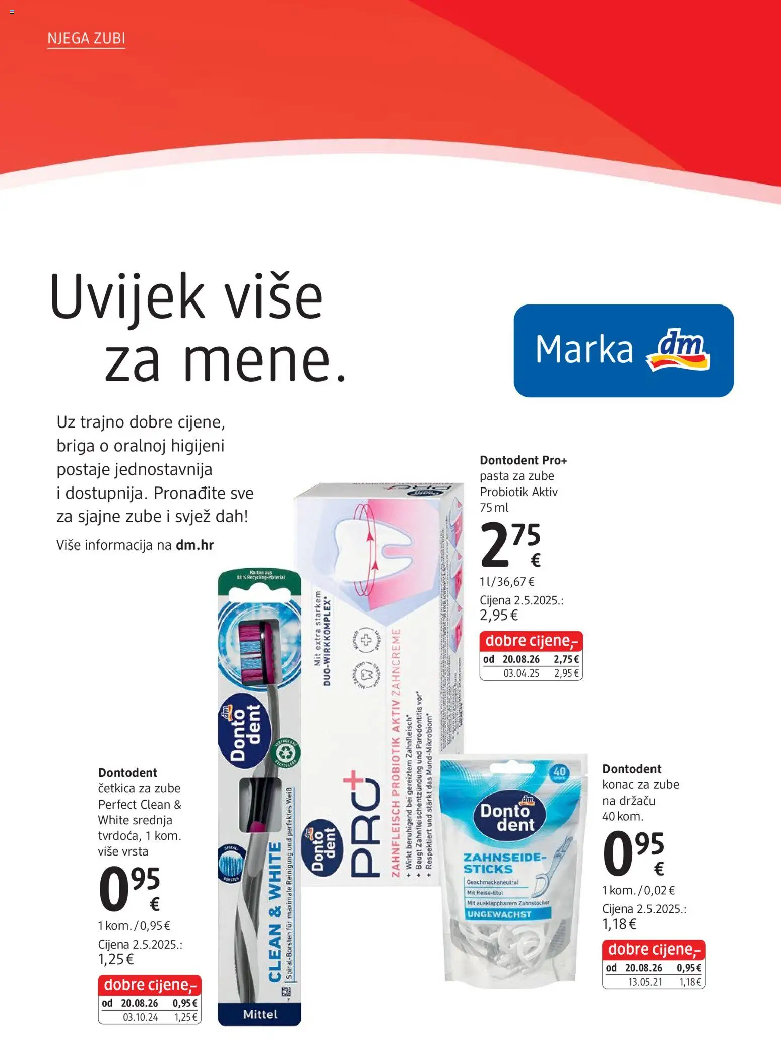 DM katalog | vrijedi od 01.09.2026 | Stranica: 4 | Proizvodi: Pasta za zube, Četkica za zube, Pasta