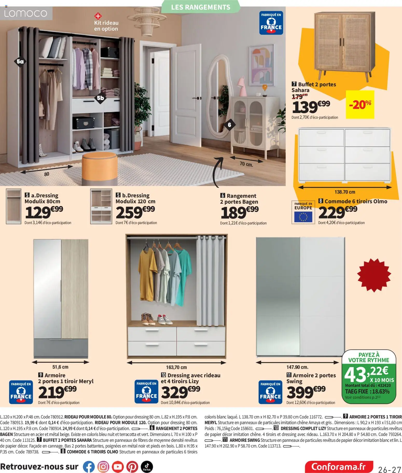 {H1} | Page: 27 | Produits: Poids, Poignées, Armoire, Dressing