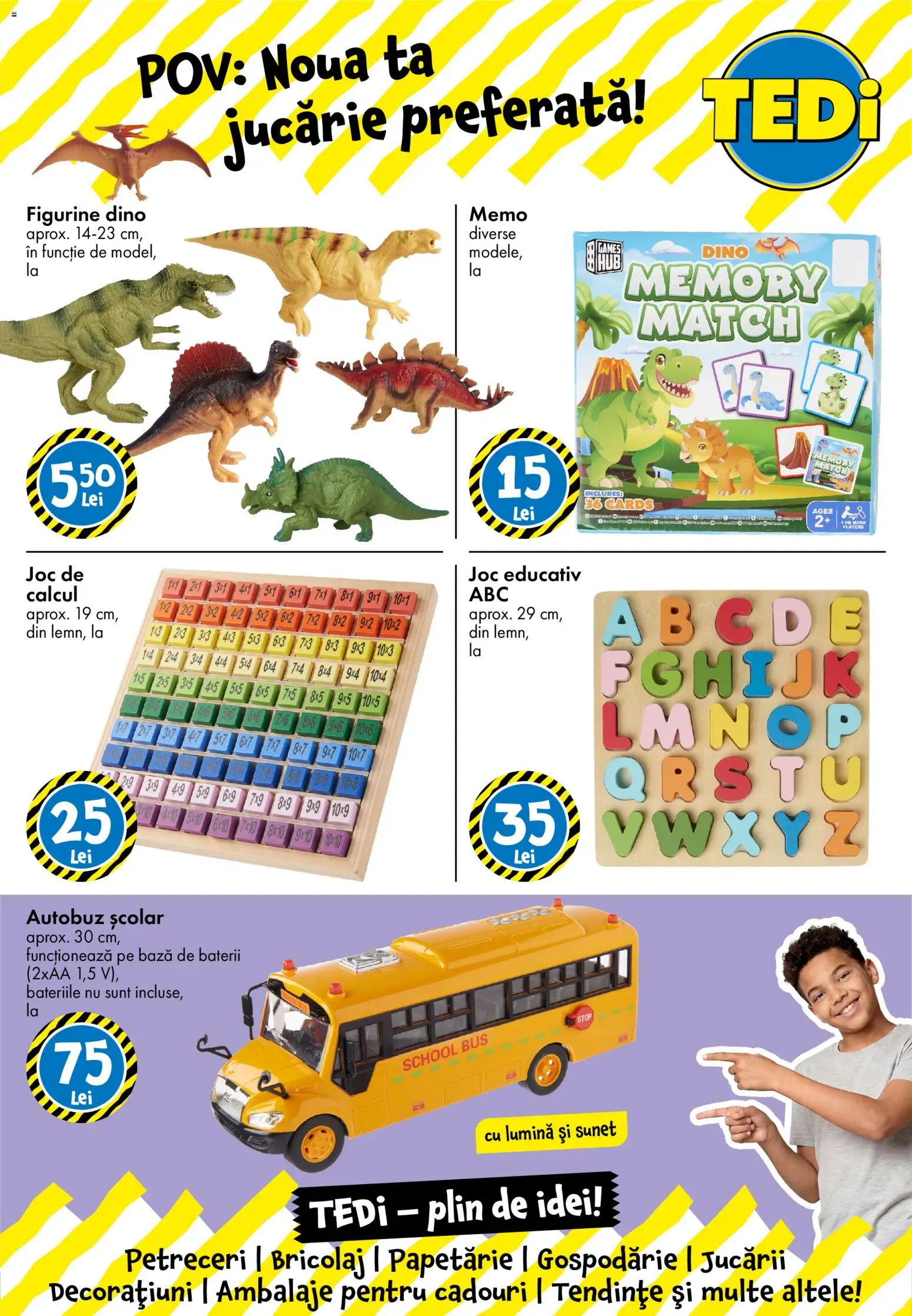 Noul catalog TEDi – valabil de la 14.08.2026 | Pagină: 15 | Produse: Lumină, Joc, Baterii