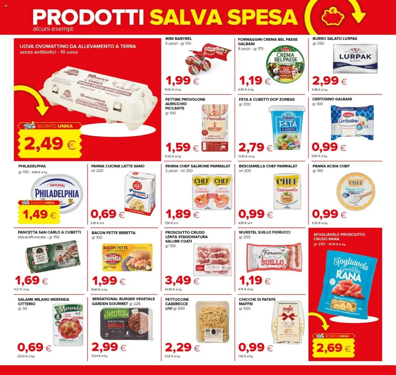 Volantino Tigre del 08/10/2026 | Pagina: 9 | Prodotti: Salmone, Latte, Feta, Besciamella