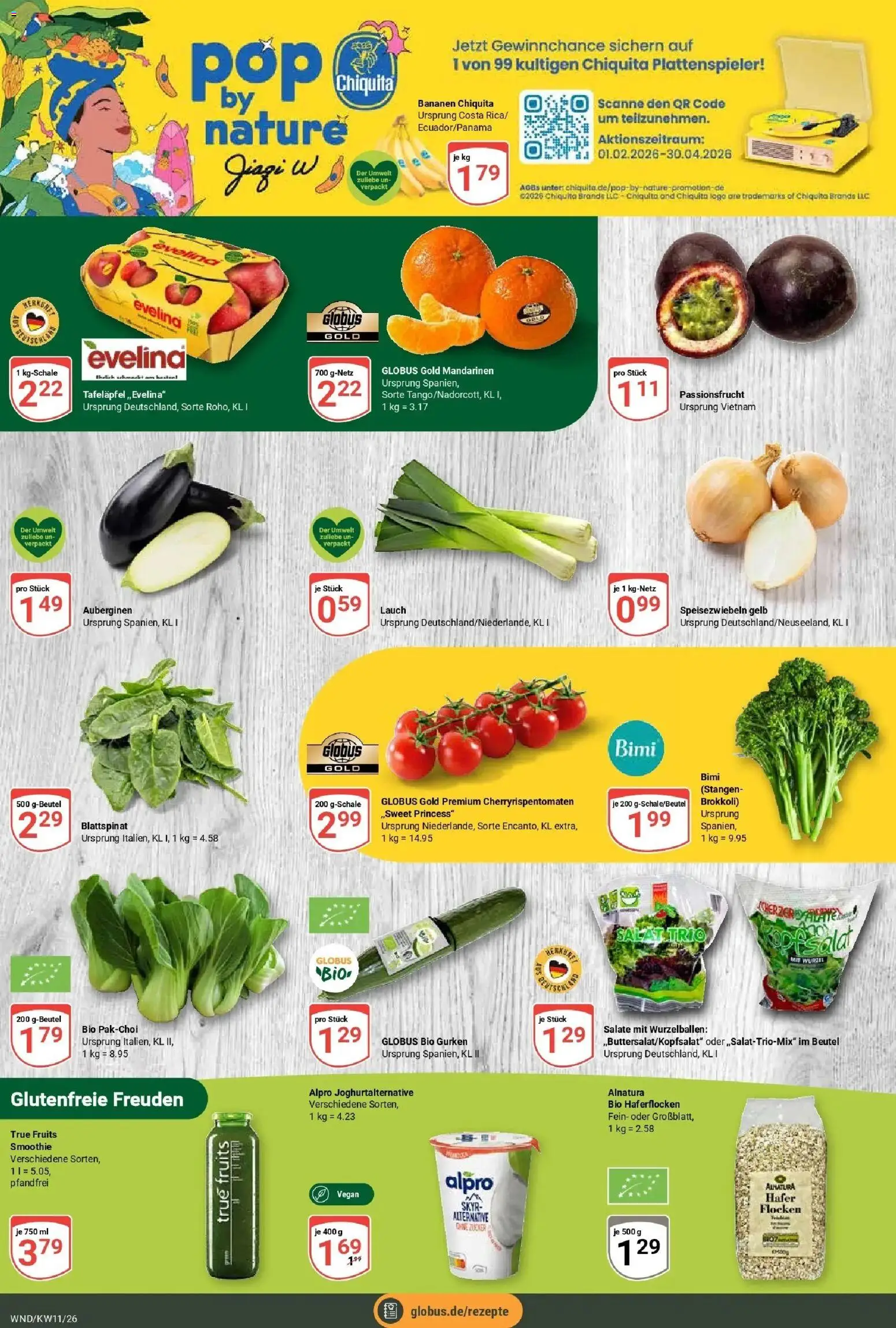 Globus prospekt St. Wendel	 – gültig ab 09.03.2026 | Seite: 8 | Produkte: Mandarinen, Brokkoli, Zucker, Flocken