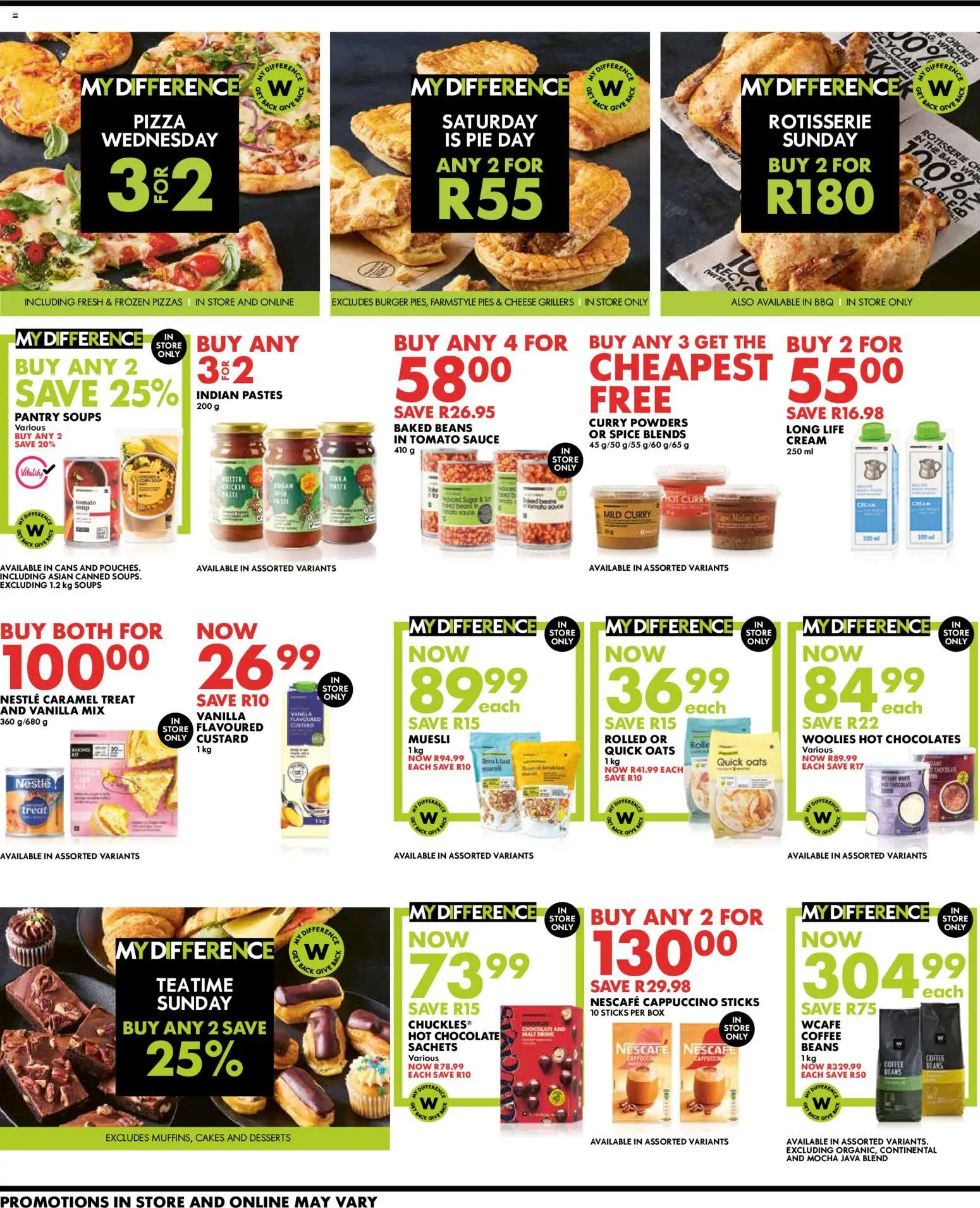 New Woolworths catalogue – valid from 20/07/2026 | Page: 8 | Products: Custard, Box, Cheese, Pizza