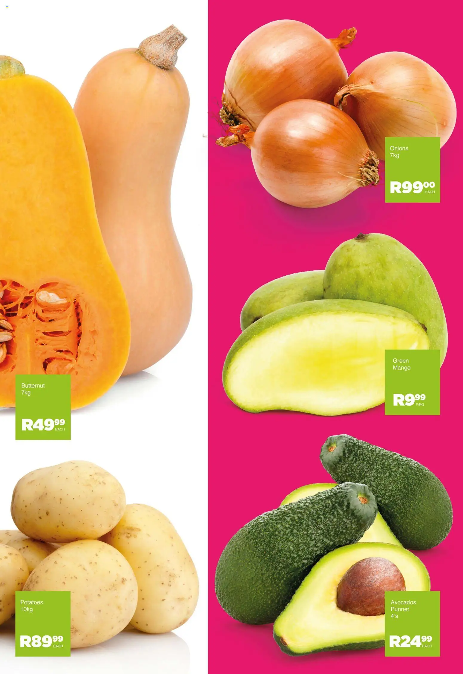 New Save catalogue – valid from 29/10/2026 | Page: 5 | Products: Avocados, Potatoes, Onions, Mango