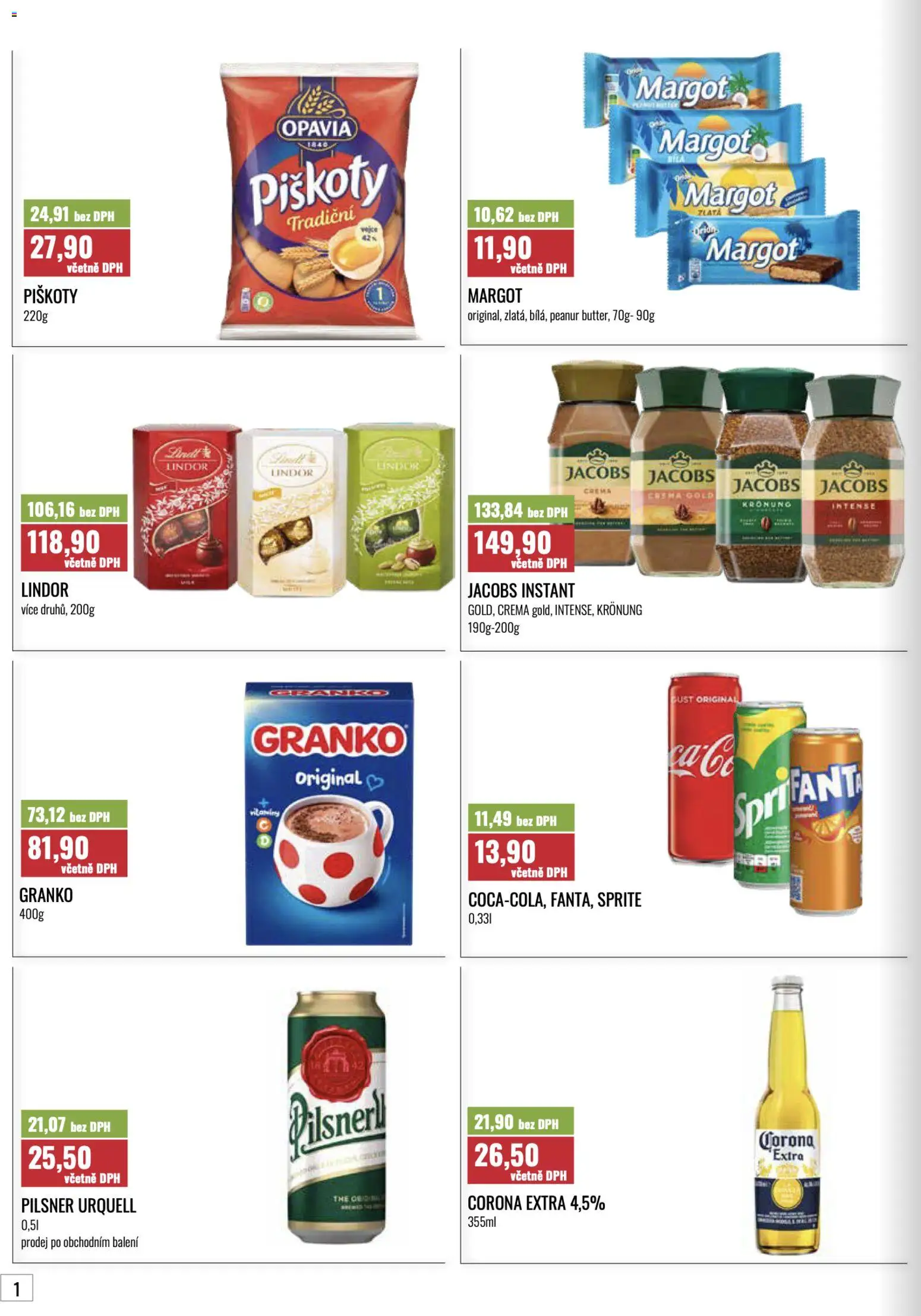 Ratio leták od 01.10.2026 | Strana: 2 | Produkty: Lindor, Piškoty, Granko, Sprite