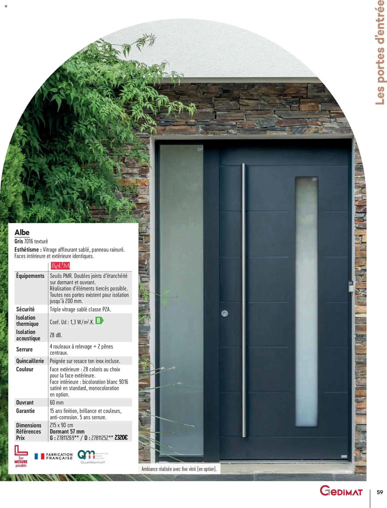 {H1} | Page: 59 | Produits: Portes