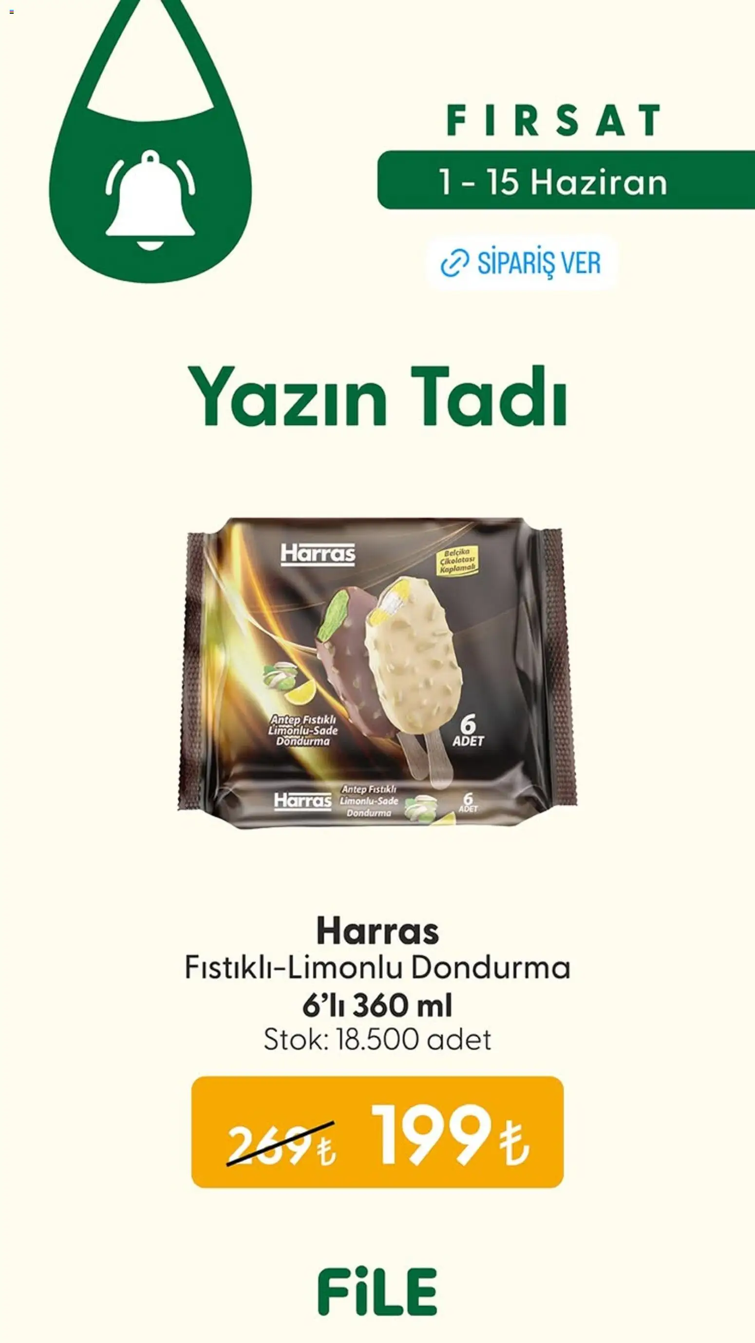 File Market Katalog - 01.06.2026 tarihinden itibaren geçerlidir | Sayfa: 4 | Ürünler: Dondurma