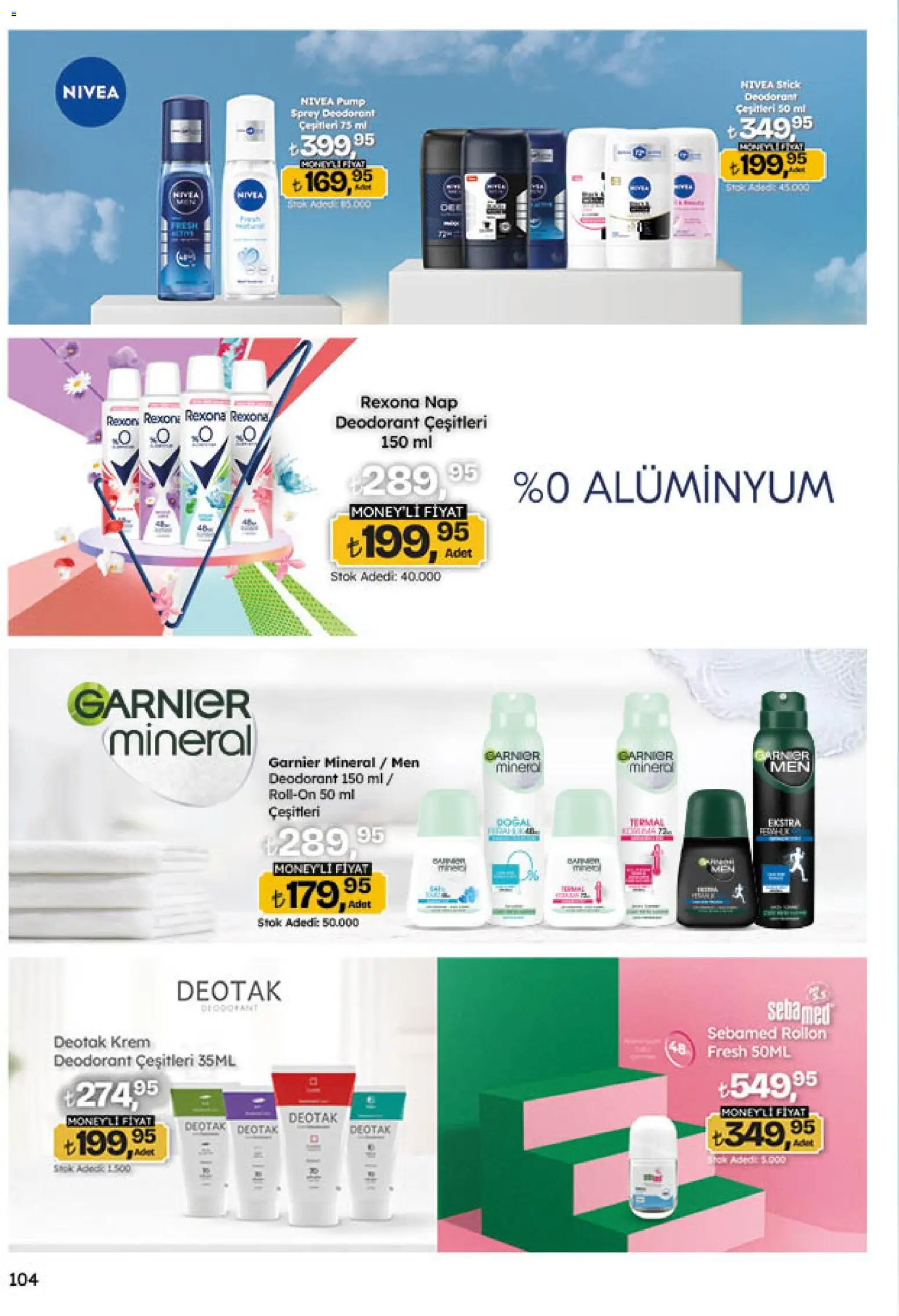 Migros Katalog - Migroskop - 20 Ağustos 2026 tarihinden itibaren geçerlidir | Sayfa: 104 | Ürünler: Krem, Deodorant