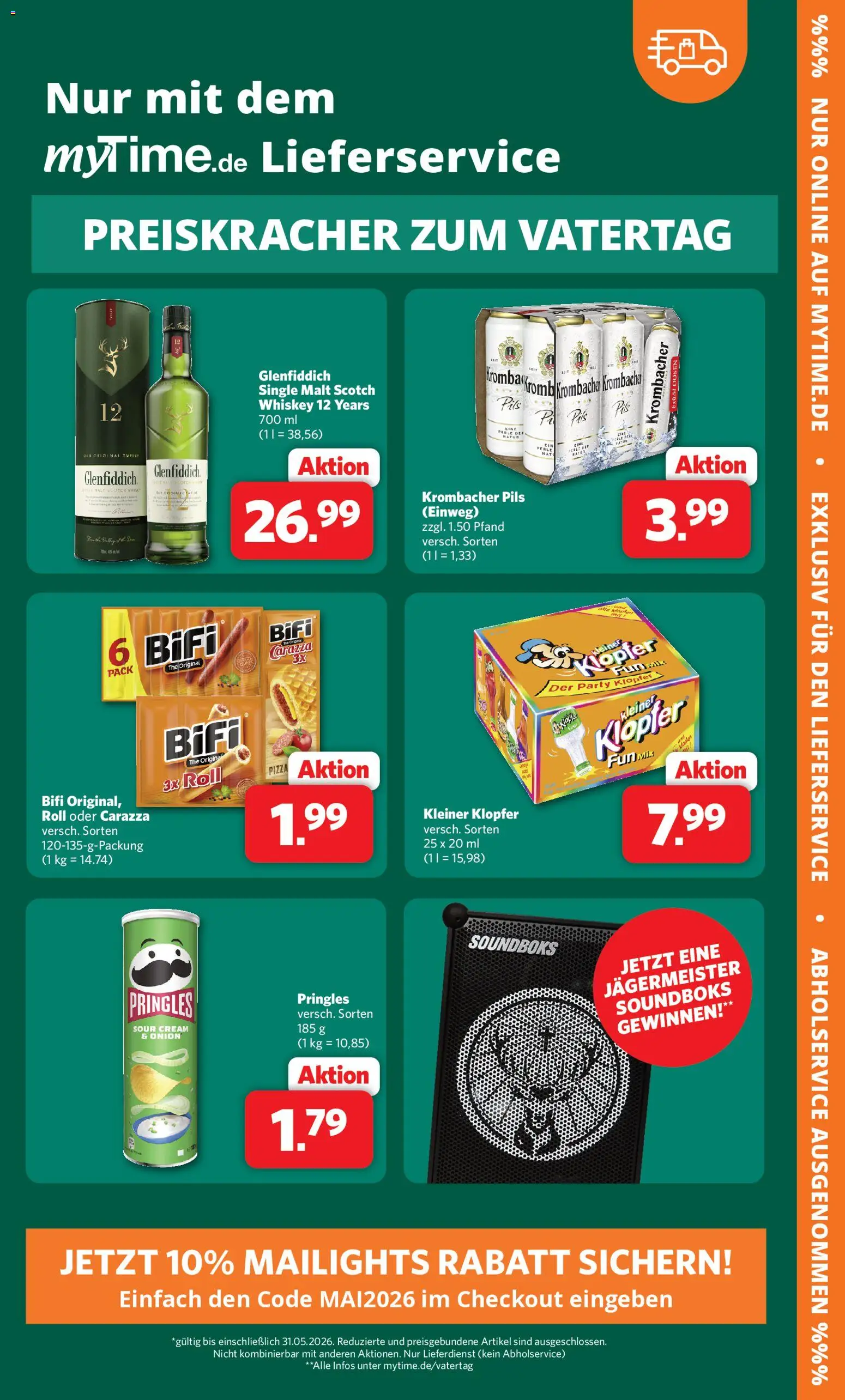 Famila Nordwest Prospekt 	 – gültig ab 11.05.2026 | Seite: 38 | Produkte: Bifi, Pils, Krombacher, Pringles