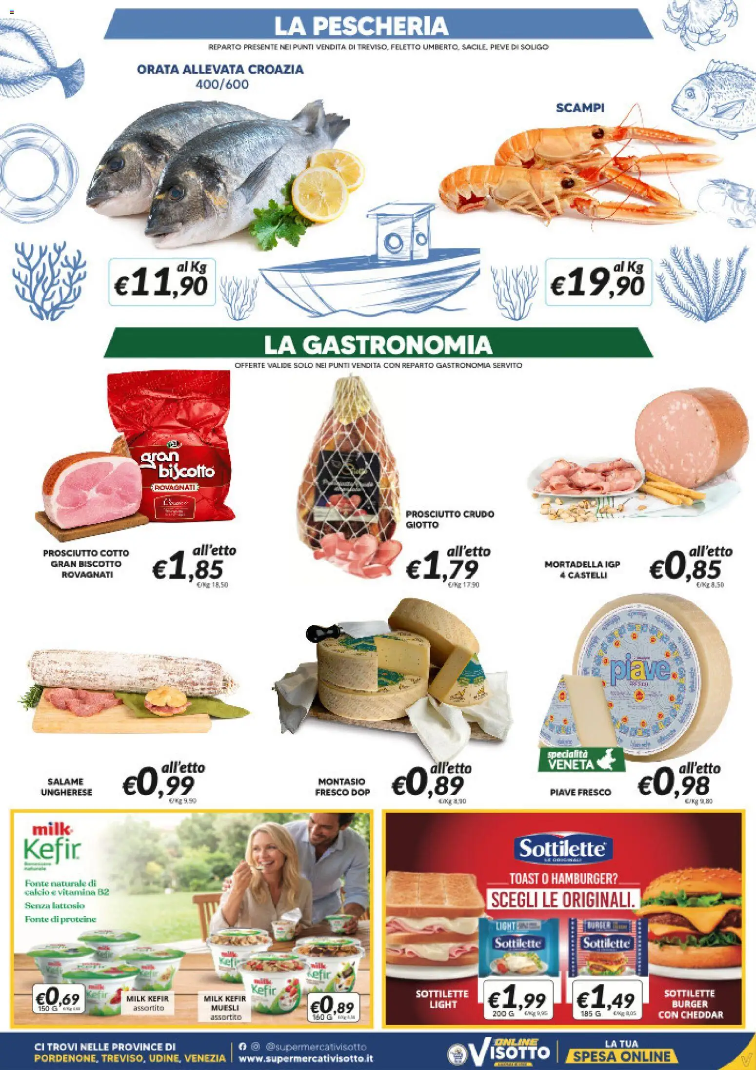 Volantino Visotto del 12/08/2026 | Pagina: 3 | Prodotti: Muesli, Salame, Cheddar, Hamburger