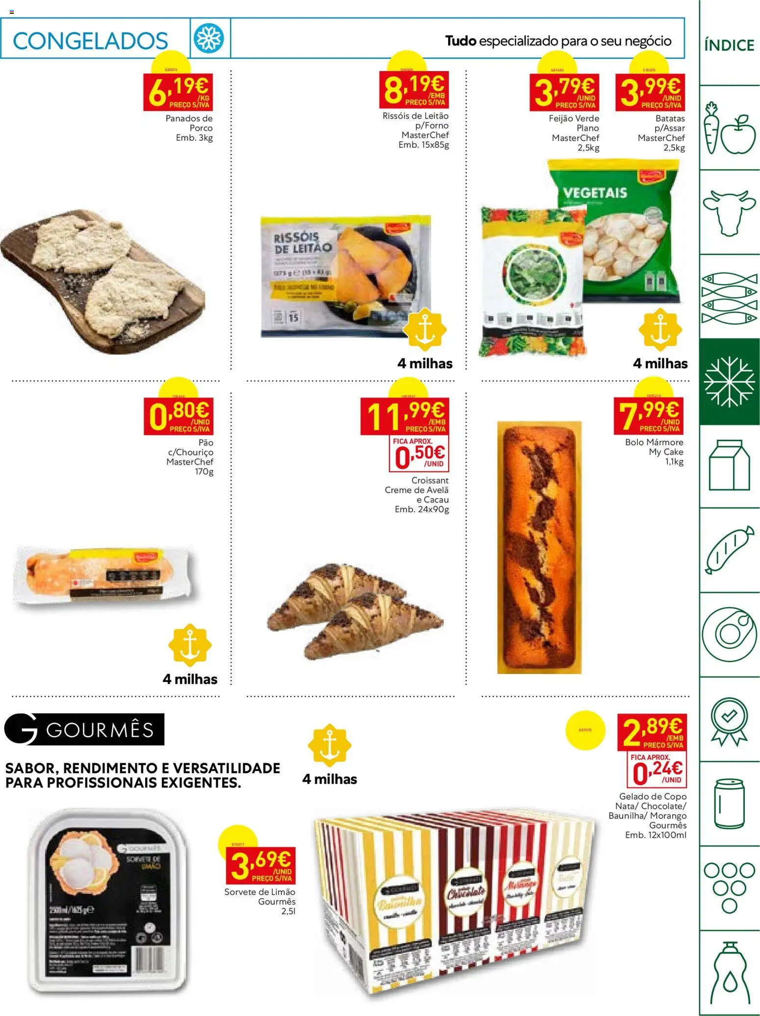 Recheio folheto Horeca │ válido de 06/10/2026 | Página: 11 | Produtos: Bolo, Cacau, Creme, Sorvete