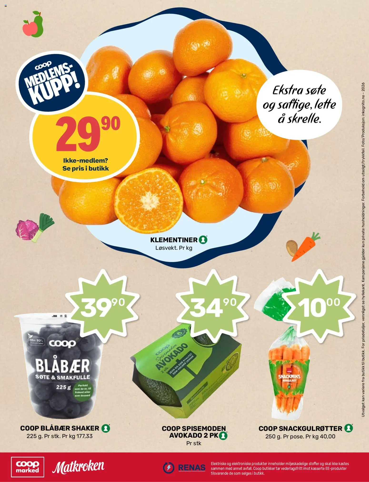 {H1} | Side: 8 | Produkter: Blåbær, Avokado, Dessert