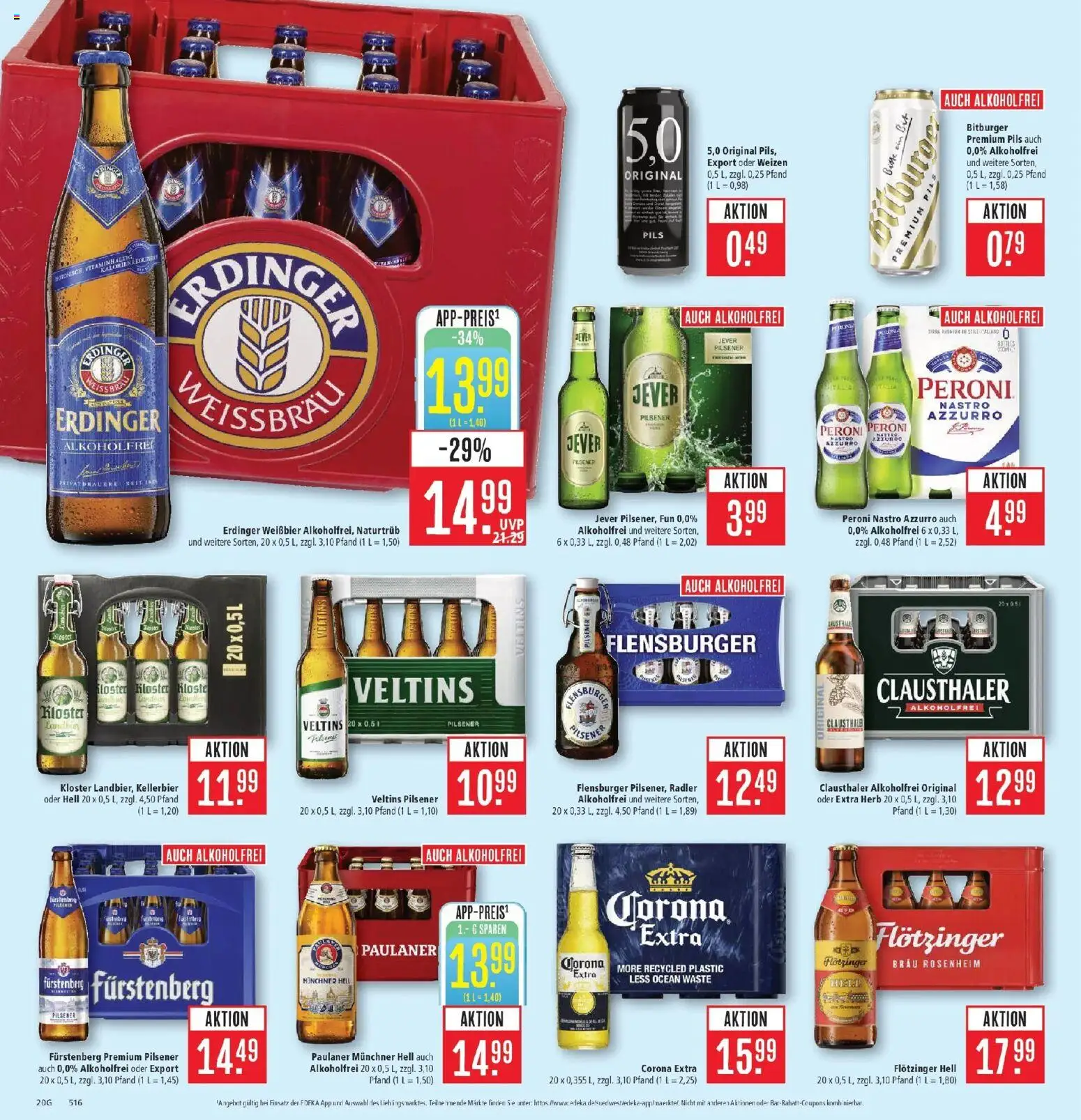 Marktkauf Prospekt Friedrichshafen (ab 17.08.2026) » Angebote online | Seite: 24 | Produkte: Bitburger, Erdinger, Weißbier, Jever