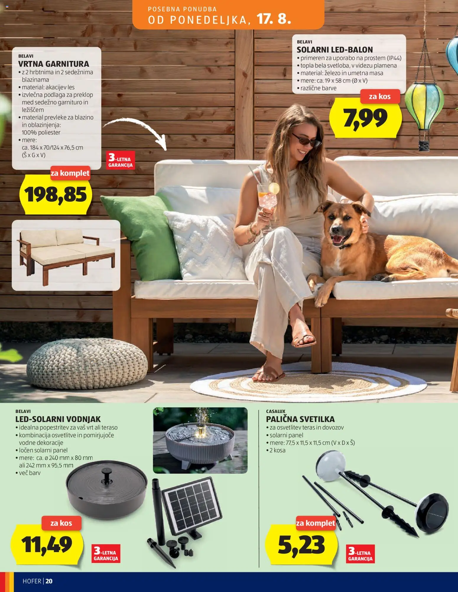 Novi Hofer katalog ponudbe – veljaven od 12.08.2026 | Stran: 20