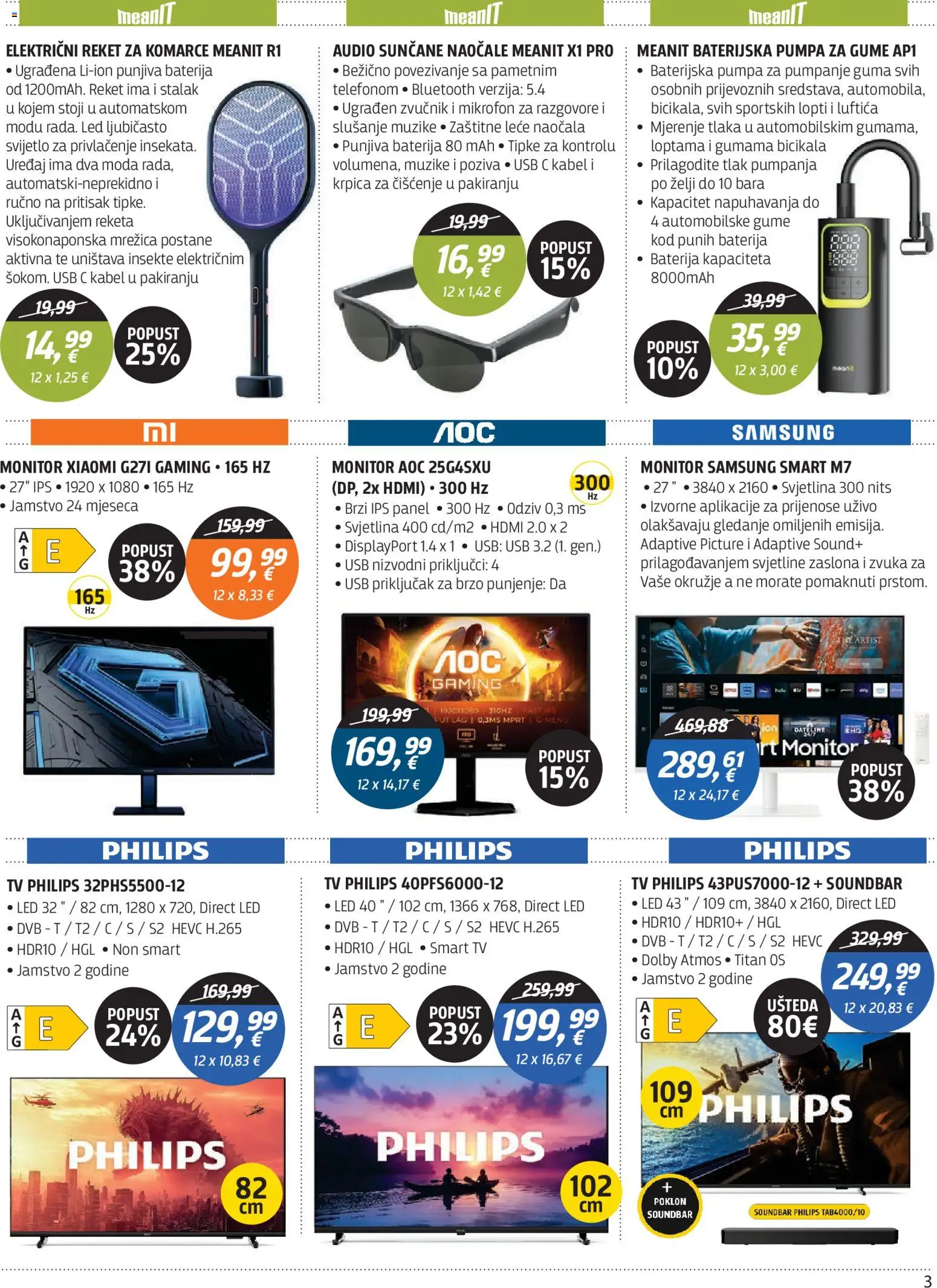 Centar Tehnike katalog | vrijedi od 04.05.2026 | Stranica: 3 | Proizvodi: Naočale, Tv, Audio, Mikrofon