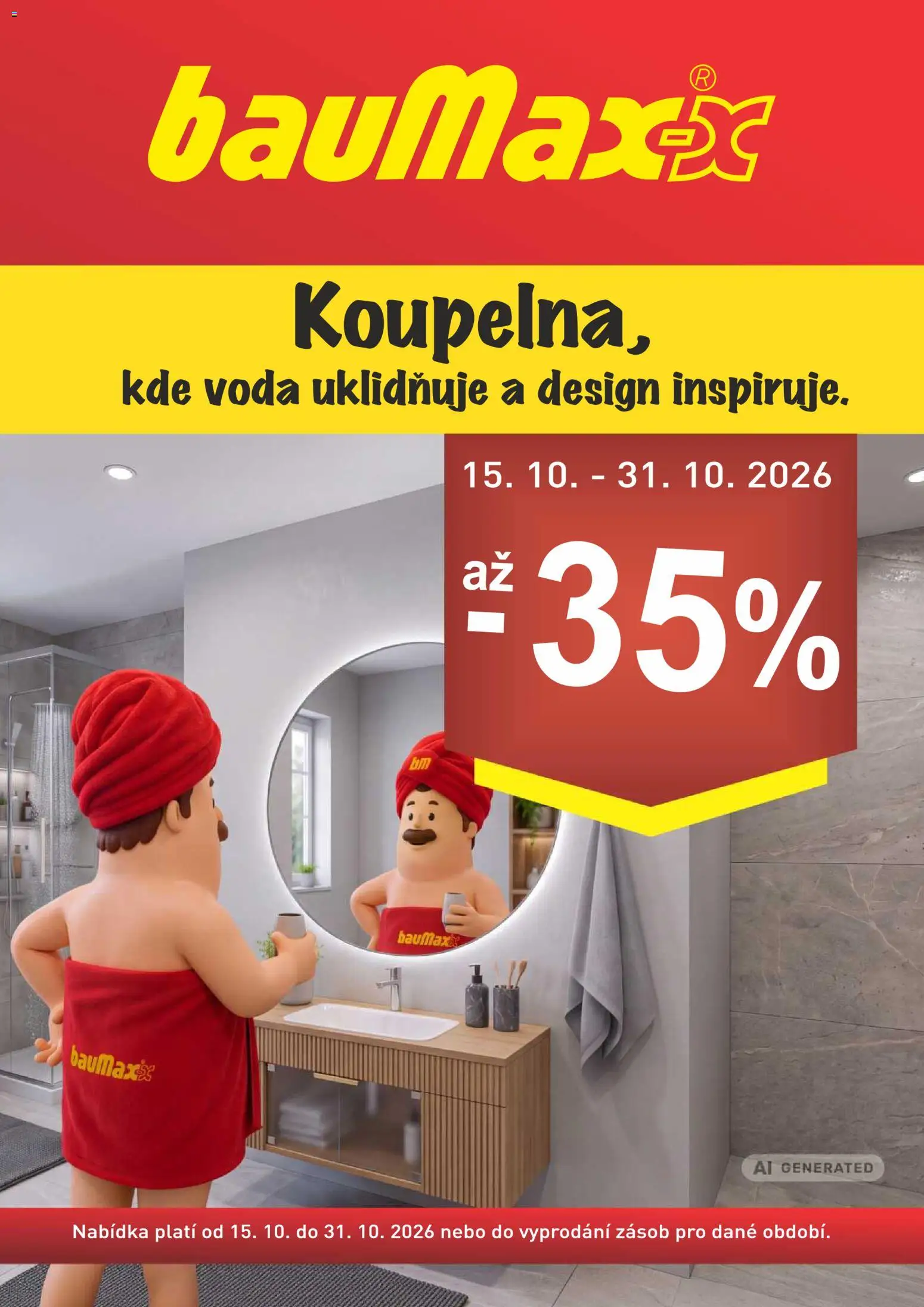 BAUMAX leták - Kopuelna od 15.10.2026 | Strana: 1