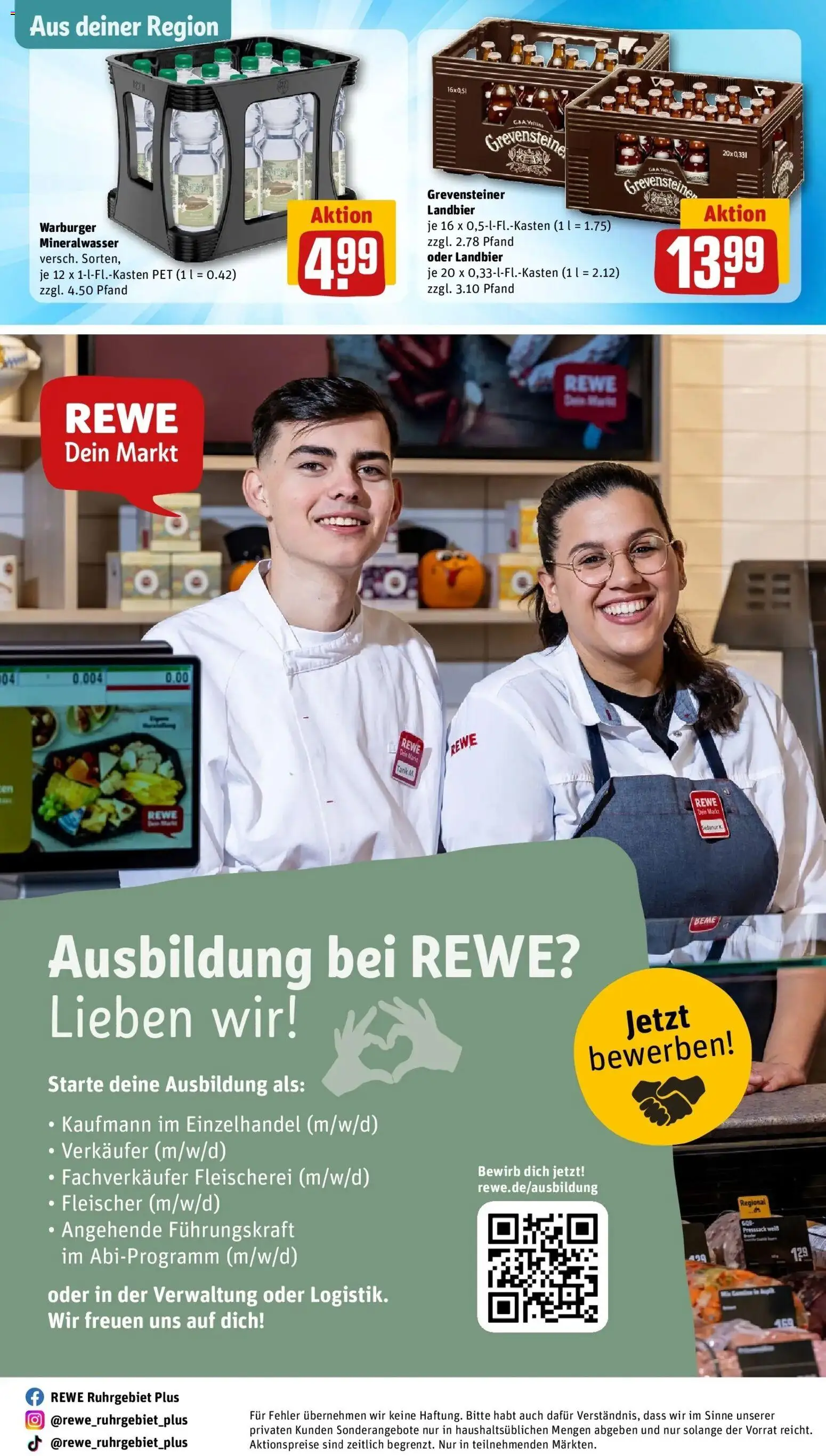 REWE Prospekt ab 12.10.2026 zum Blättern » Angebote | Seite: 32 | Produkte: Mineralwasser, Veltins