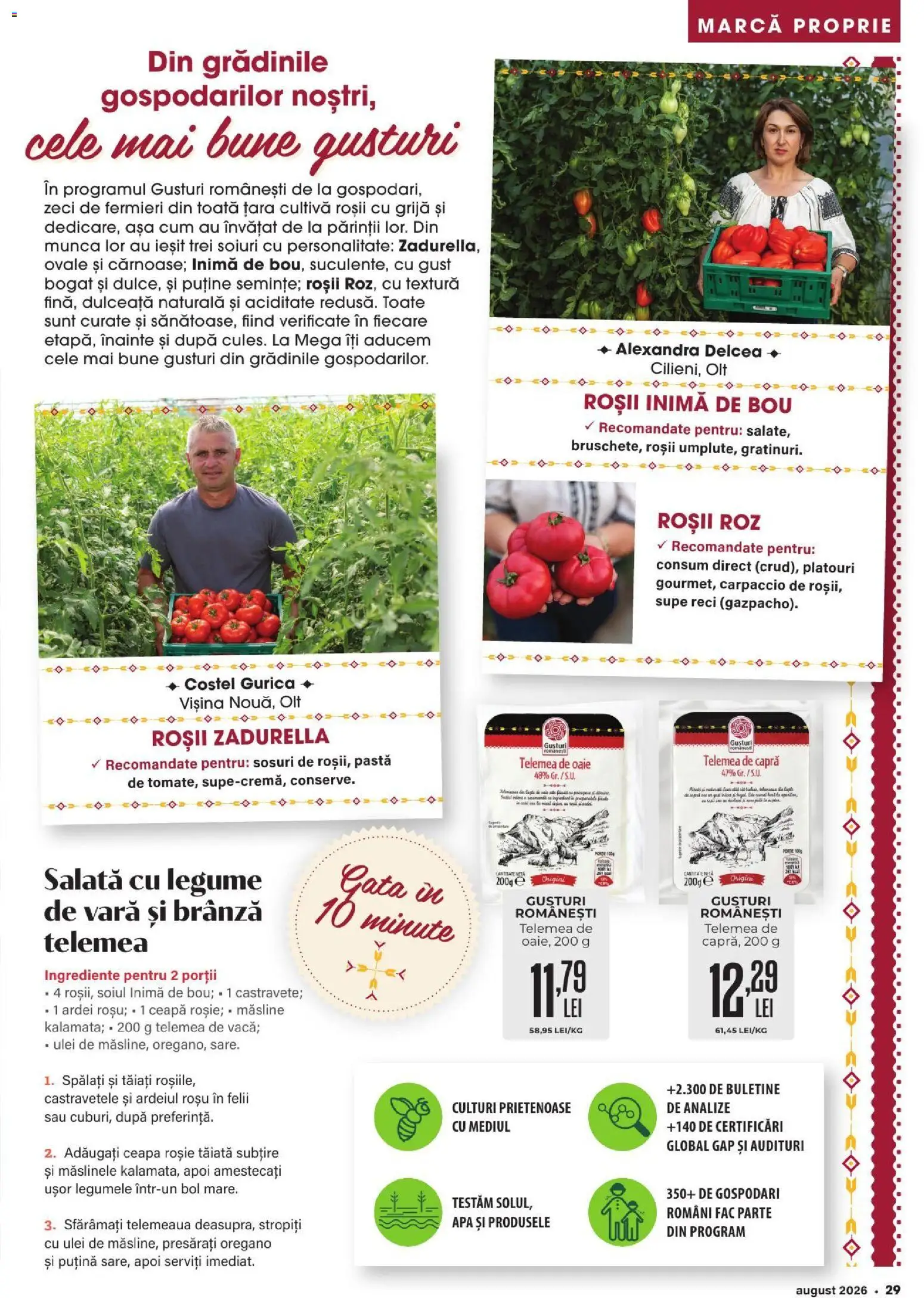Noul catalog Mega Image – valabil de la 30.07.2026 | Pagină: 29 | Produse: Çatal, Bol, Ulei, Legume