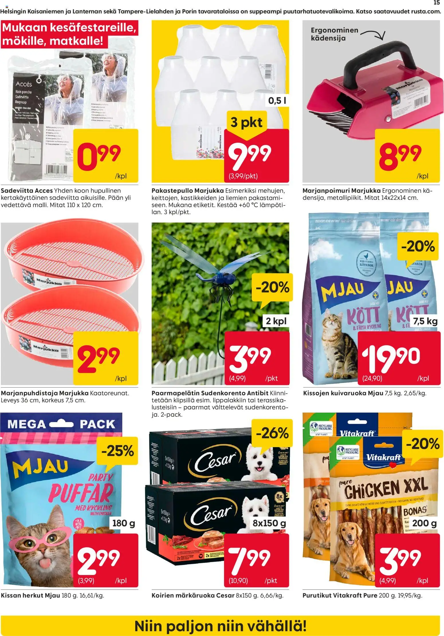 Rusta tarjoukset – voimassa 13/07/2026 alkaen | Sivu: 15