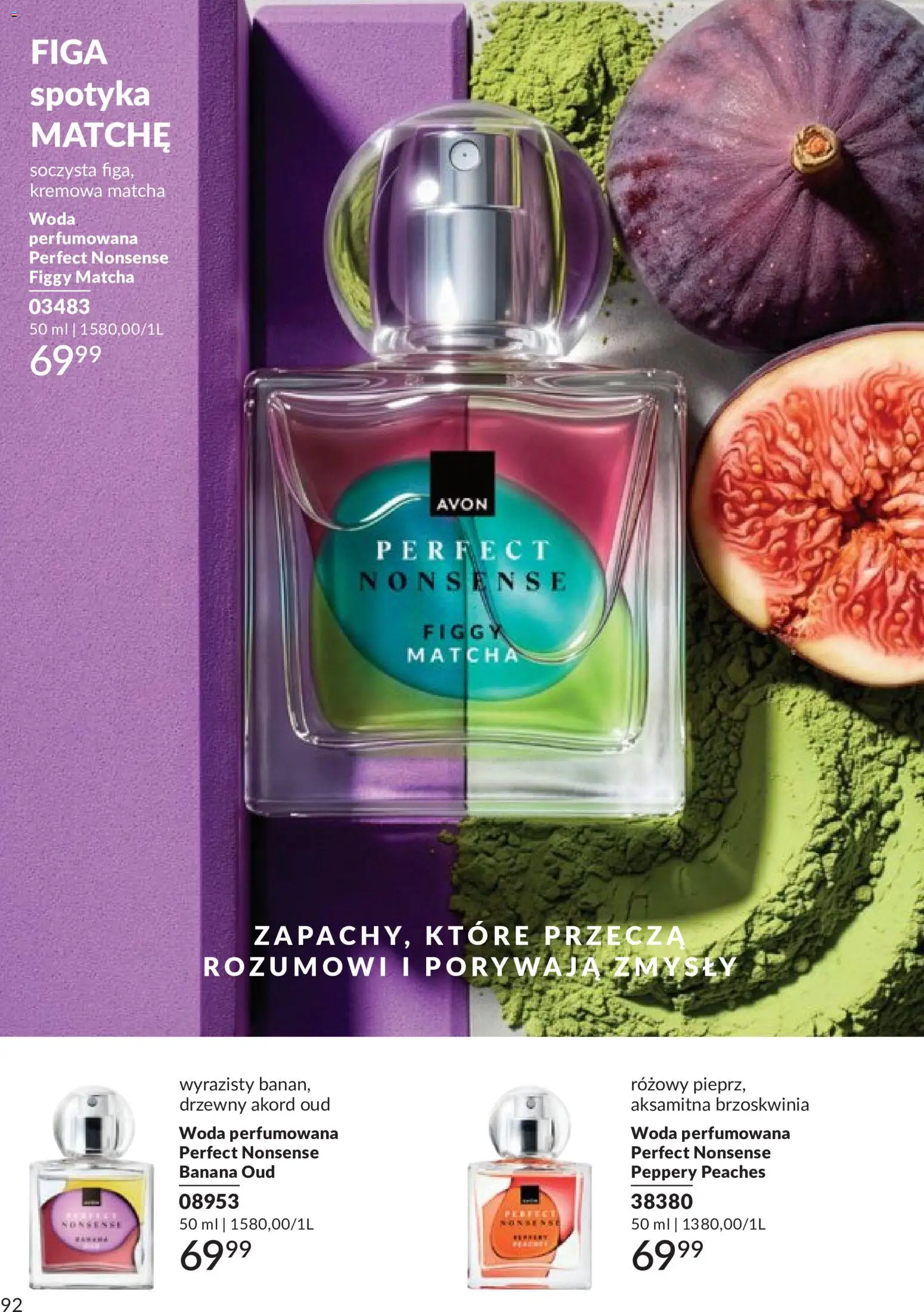 Avon Katalog 9 2026 od 01.09.2026 | Strona: 92 | Produkty: Brzoskwinia, Matcha, Woda