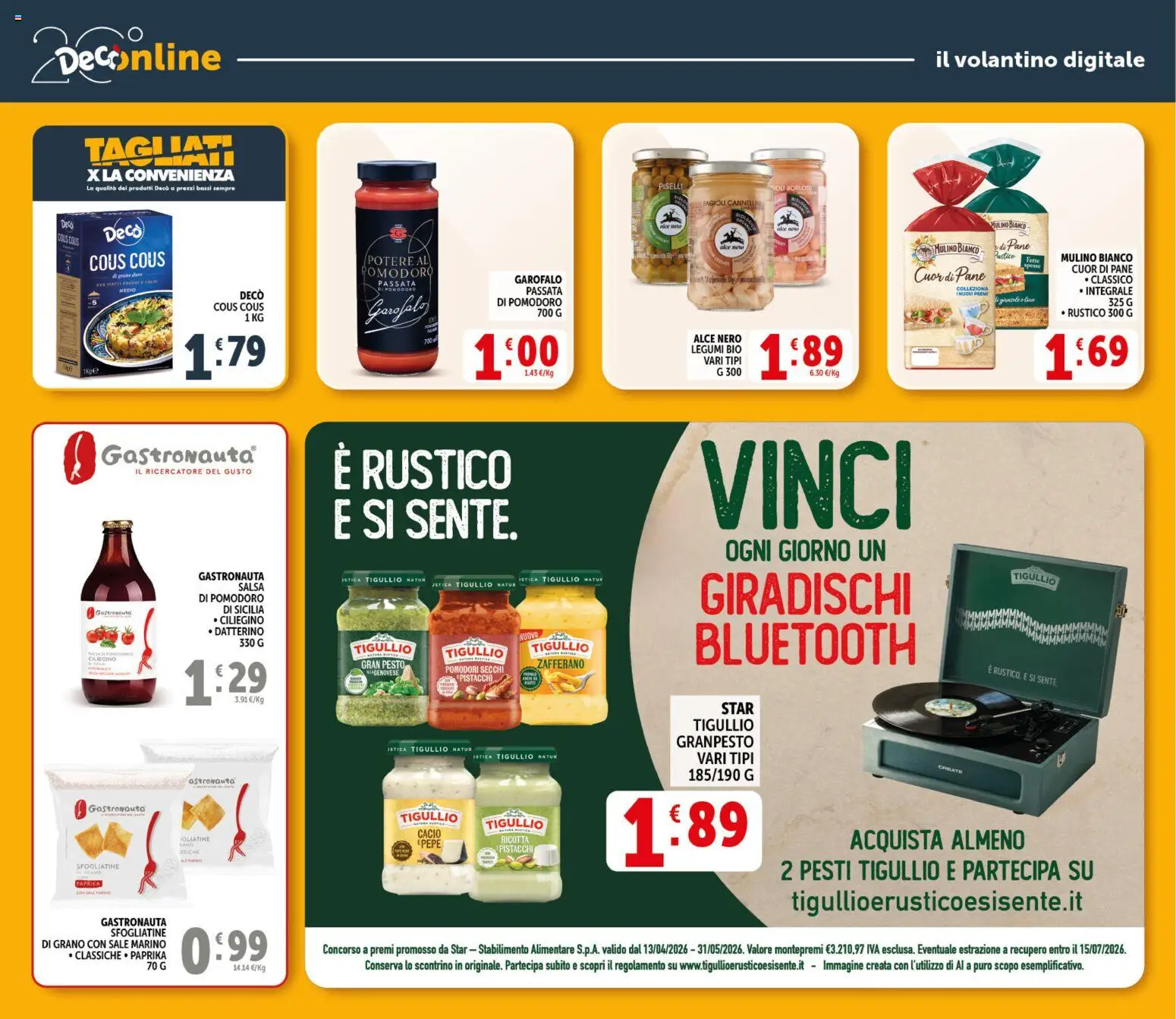 Volantino Decò del 20.05.2026 | Pagina: 30 | Prodotti: Legumi, Sale, Pesto, Pistacchi