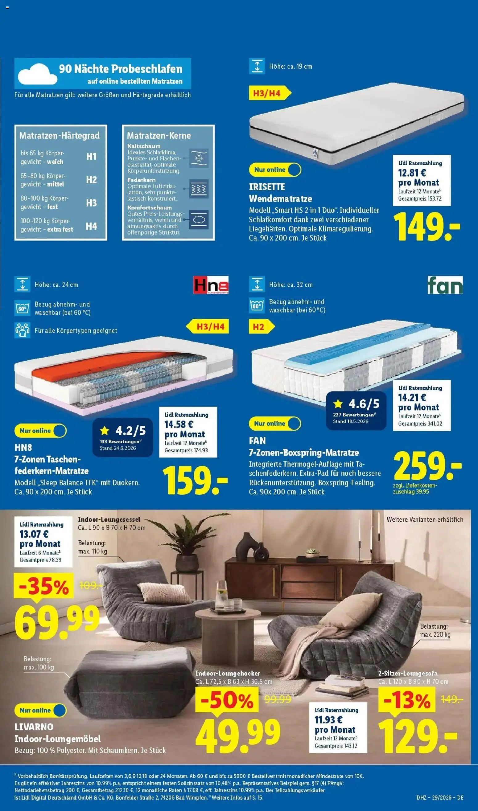 Lidl Prospekt Künzell – gültig ab 13.07.2026 | Seite: 45 | Produkte: Gewicht, Sofa, Taschen, Bad
