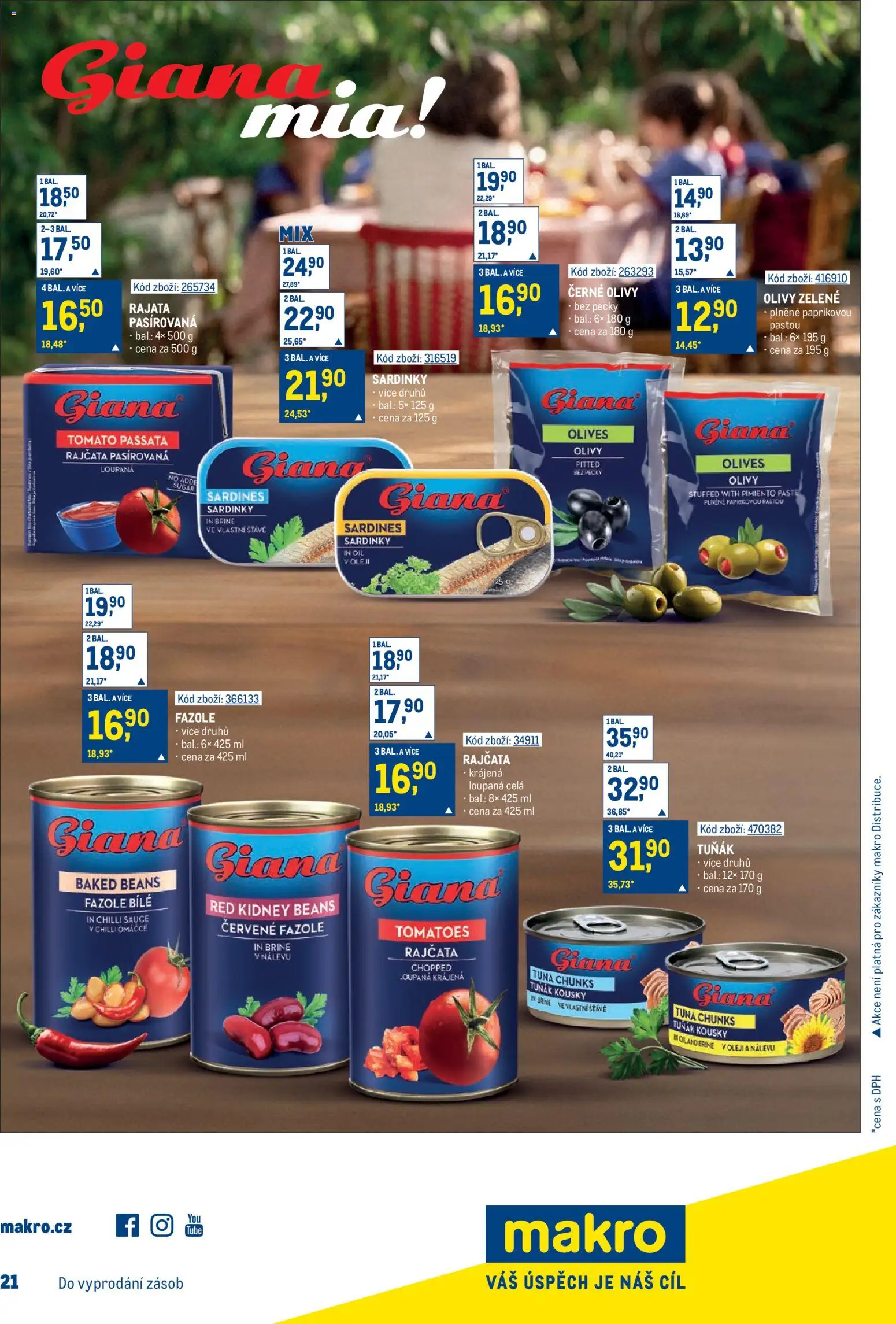 Makro leták od 23.09.2026 | Strana: 17 | Produkty: Chilli, Olivy, Sardinky, Fazole