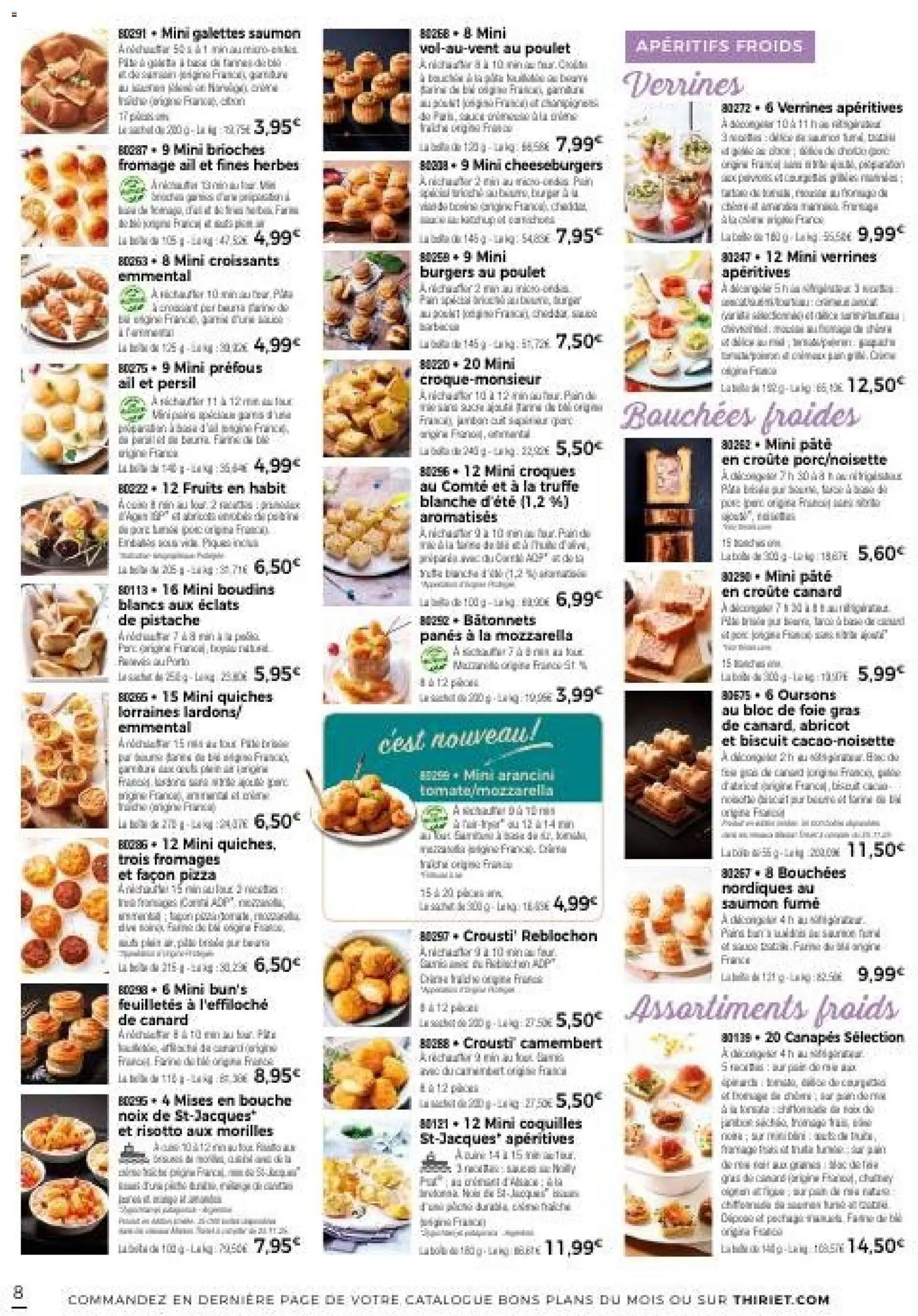 {H1} | Page: 11 | Produits: Abricot, Saumon fumé, Emmental, Camembert
