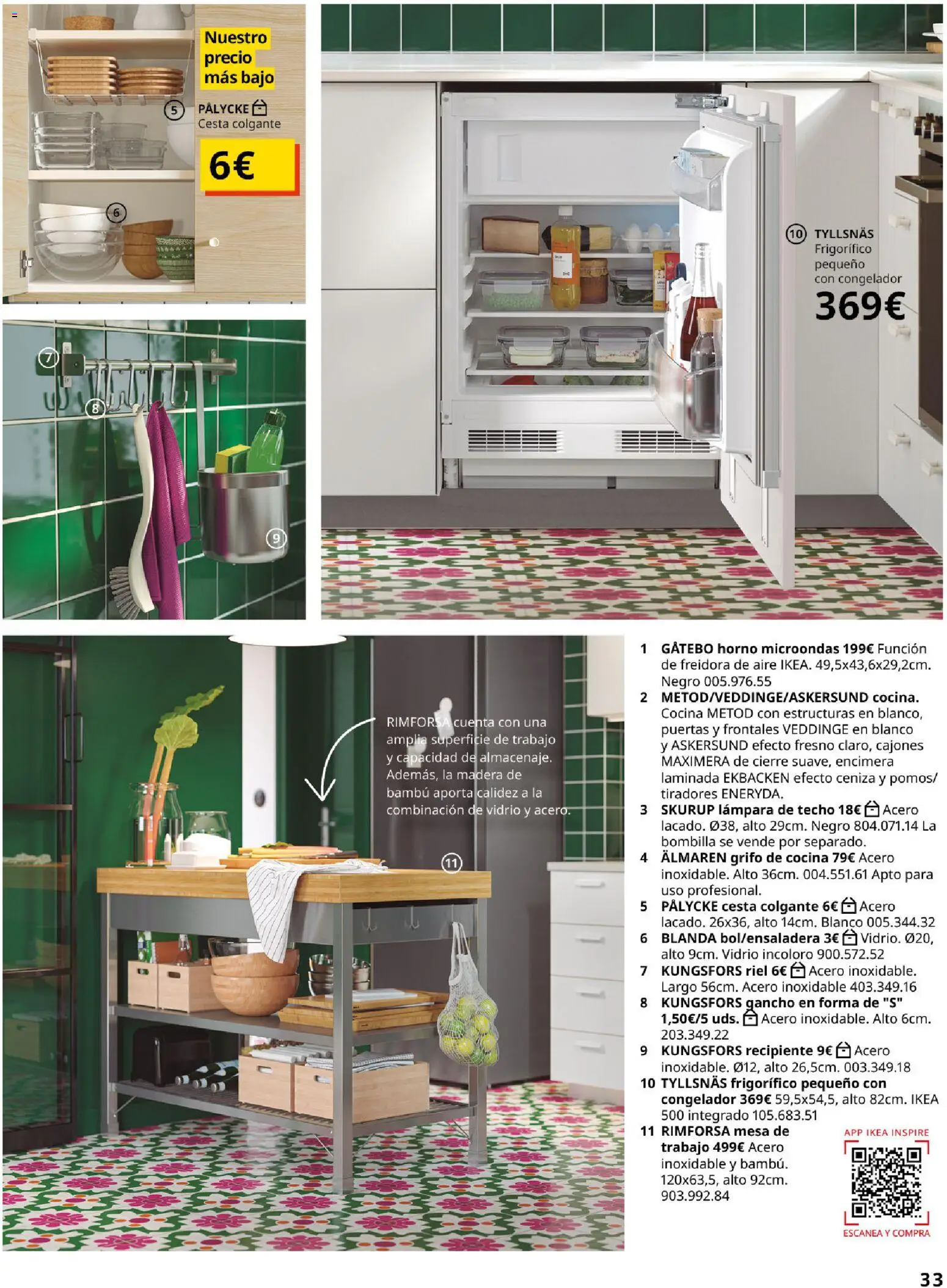 Catálogo IKEA para tu negocio │ válido desde el 01.02.2026 | Página: 33 | Productos: Bombilla, Congelador, Horno, Cesta