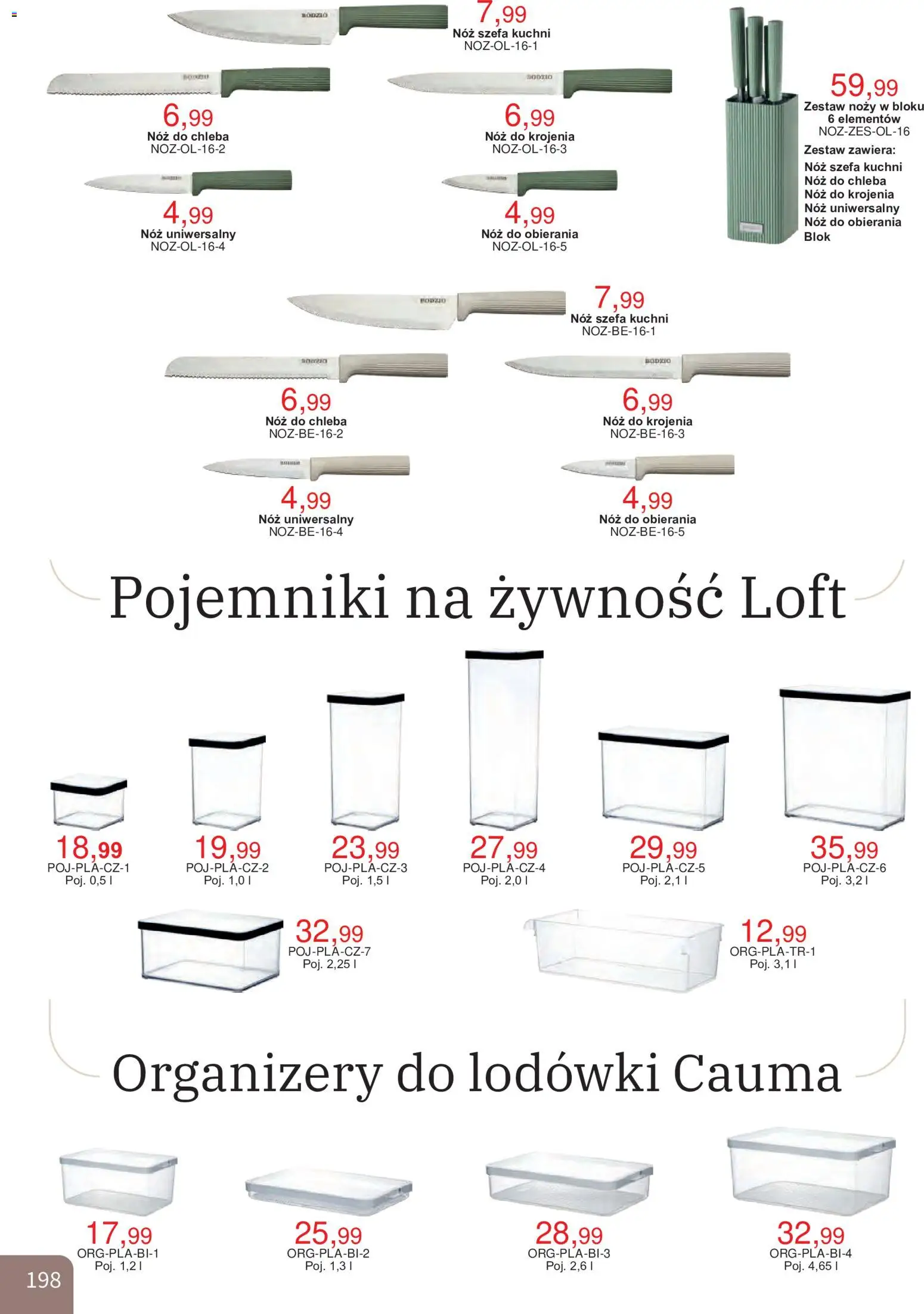 Bodzio Katalog od 01.10.2026 | Strona: 198 | Produkty: Żywność, Lodówki, Pojemniki na żywność