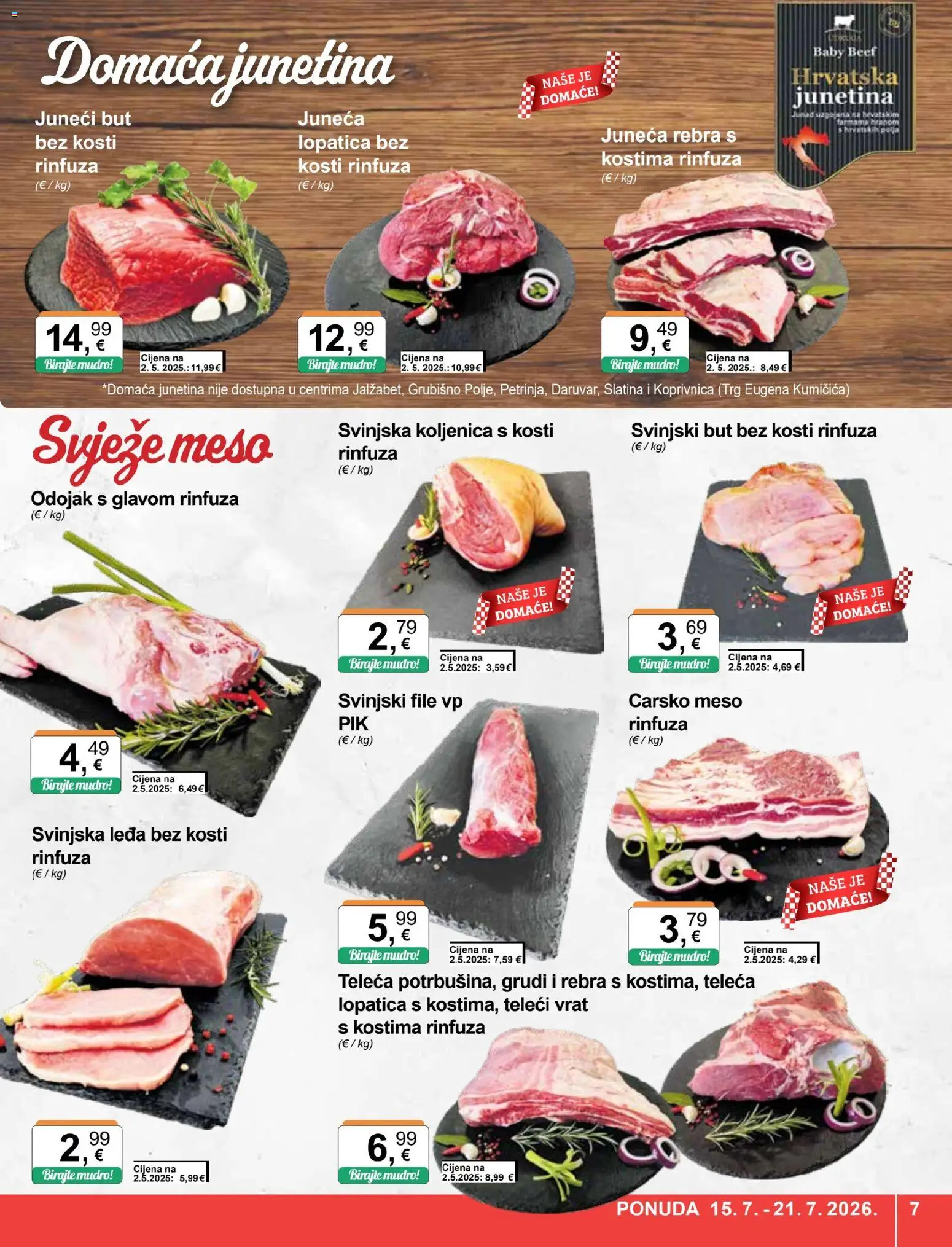 KTC katalog | vrijedi od 15.07.2026 | Stranica: 7 | Proizvodi: Vrat, Junetina, Lopatica, Teleca lopatica