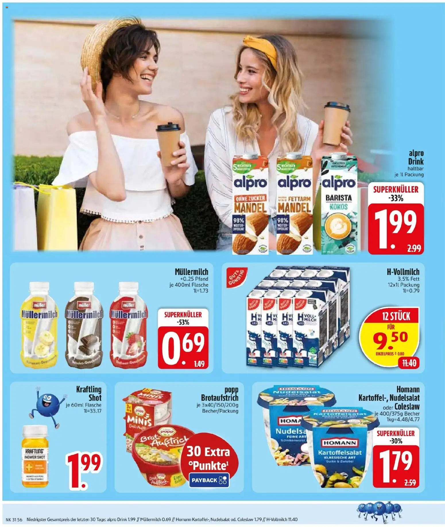 Edeka prospekt Schorndorf – gültig ab 27.07.2026 | Seite: 8 | Produkte: Milch, Alpro, Zucker, Müllermilch